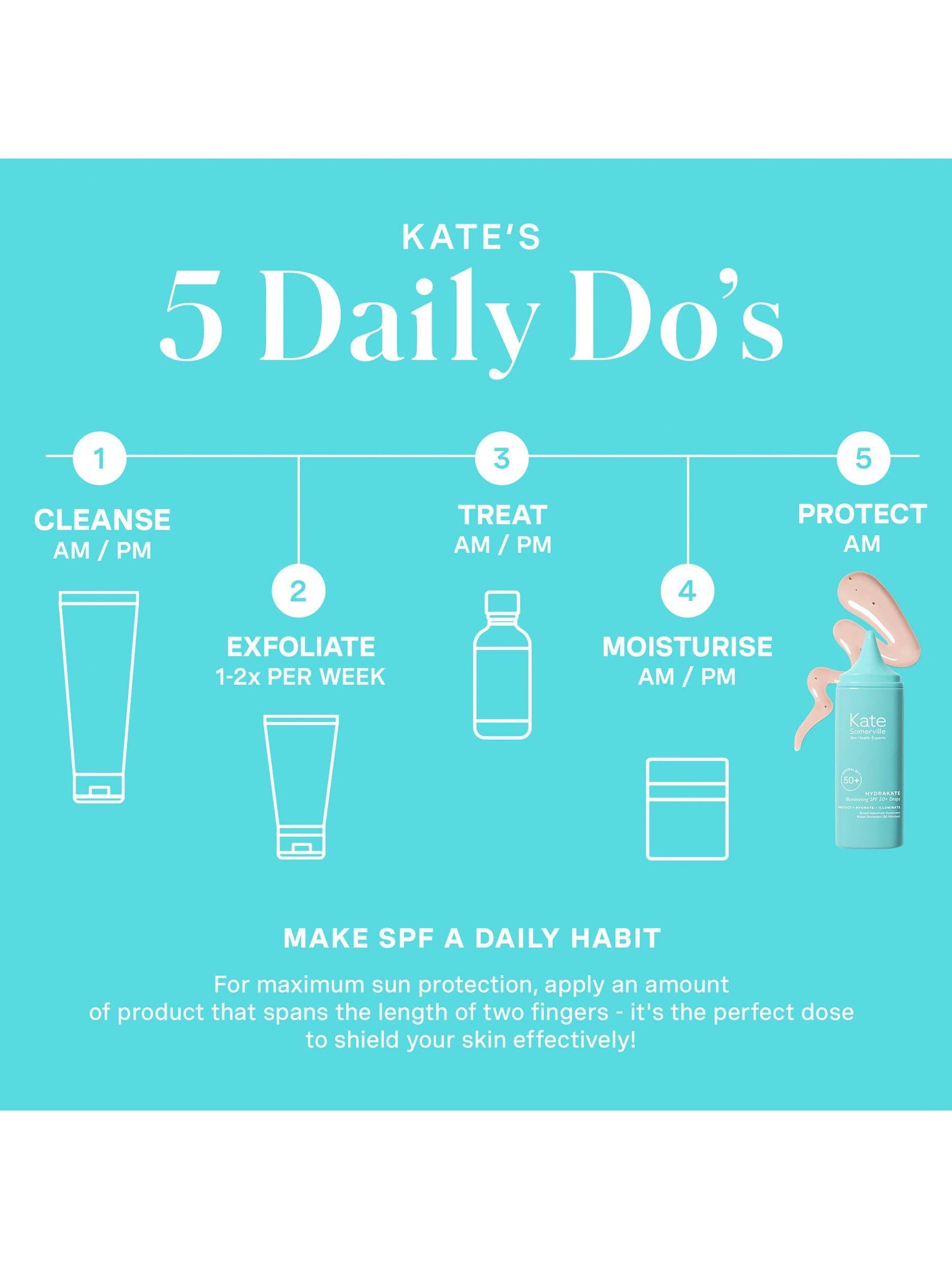 Kate Somerville HydraKate Illuminating SPF 50+ Drops 50ml, UK version