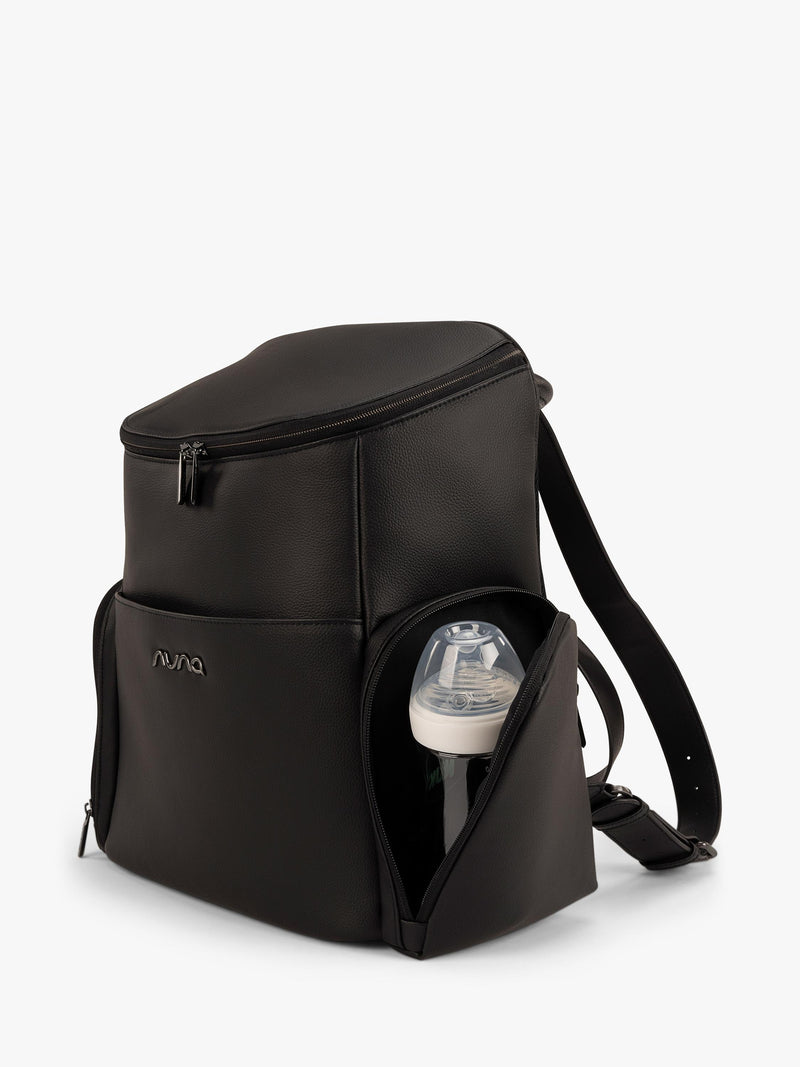 Nuna Essential Changing Bag leatherette diaper backpack (British brand)