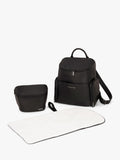 Nuna Essential Changing Bag leatherette diaper backpack (British brand)