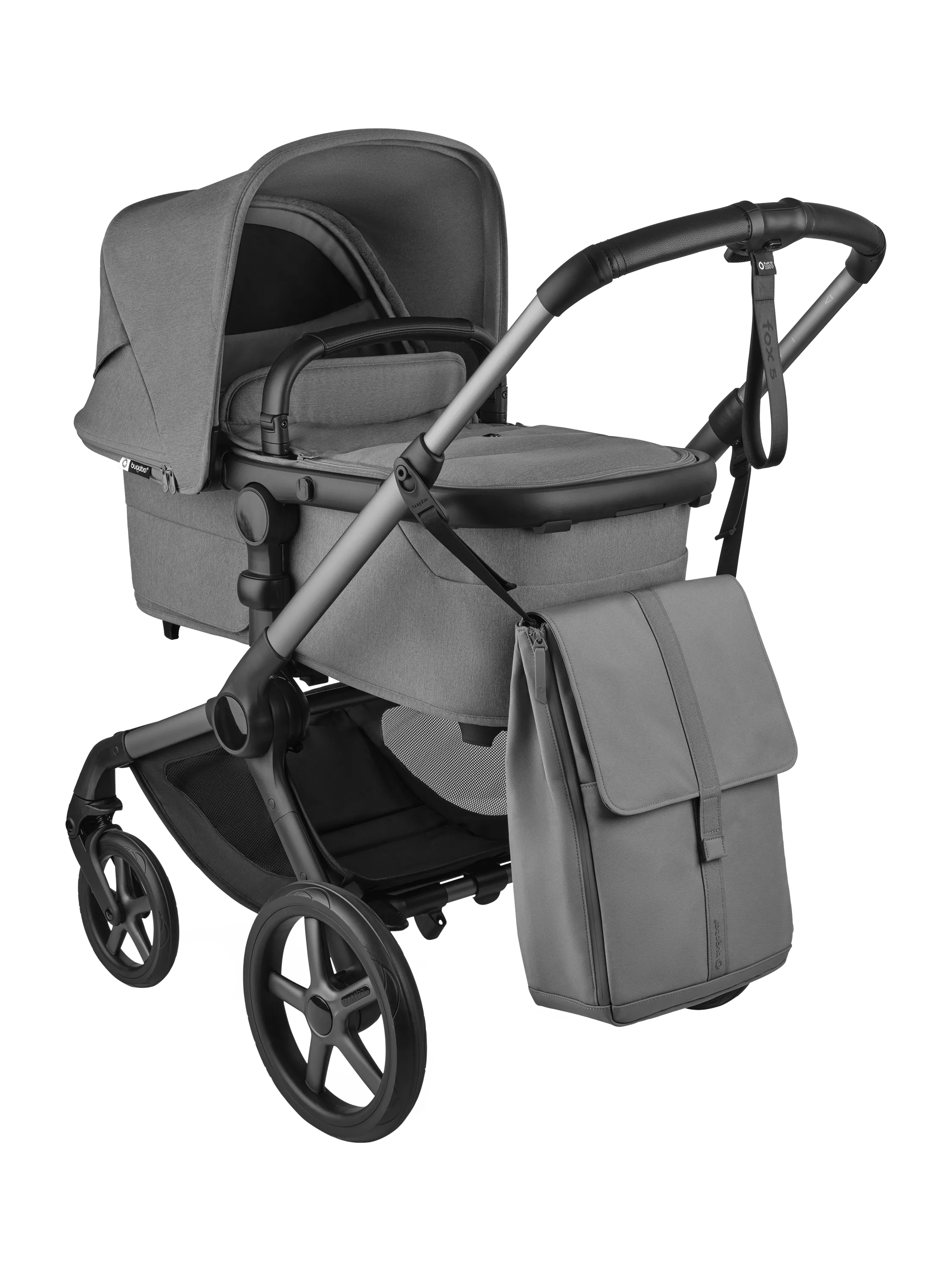 Bugaboo Changing Backpack Moon Grey nappy bag, imported from the UK