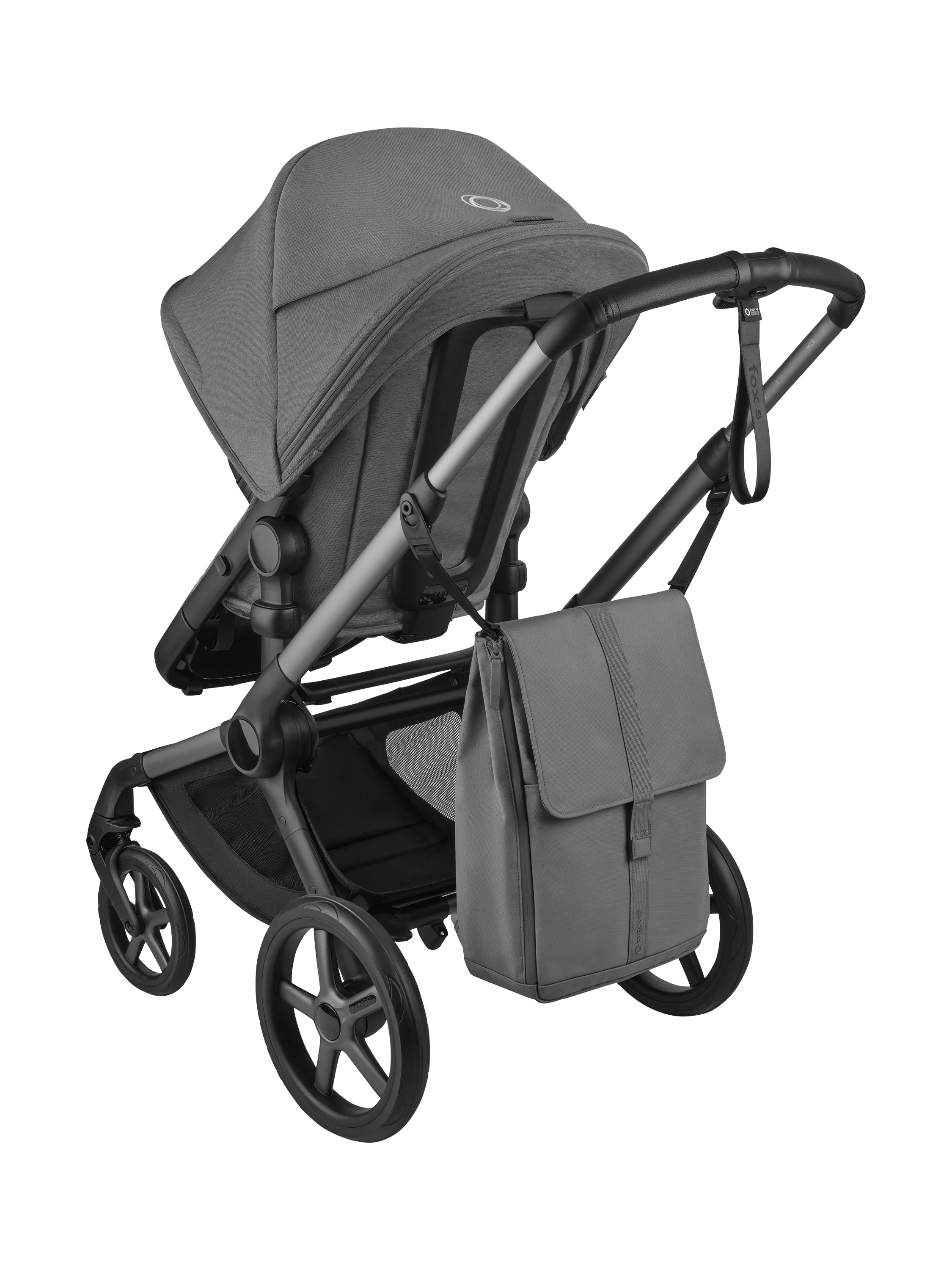 Bugaboo Changing Backpack Moon Grey nappy bag, imported from the UK