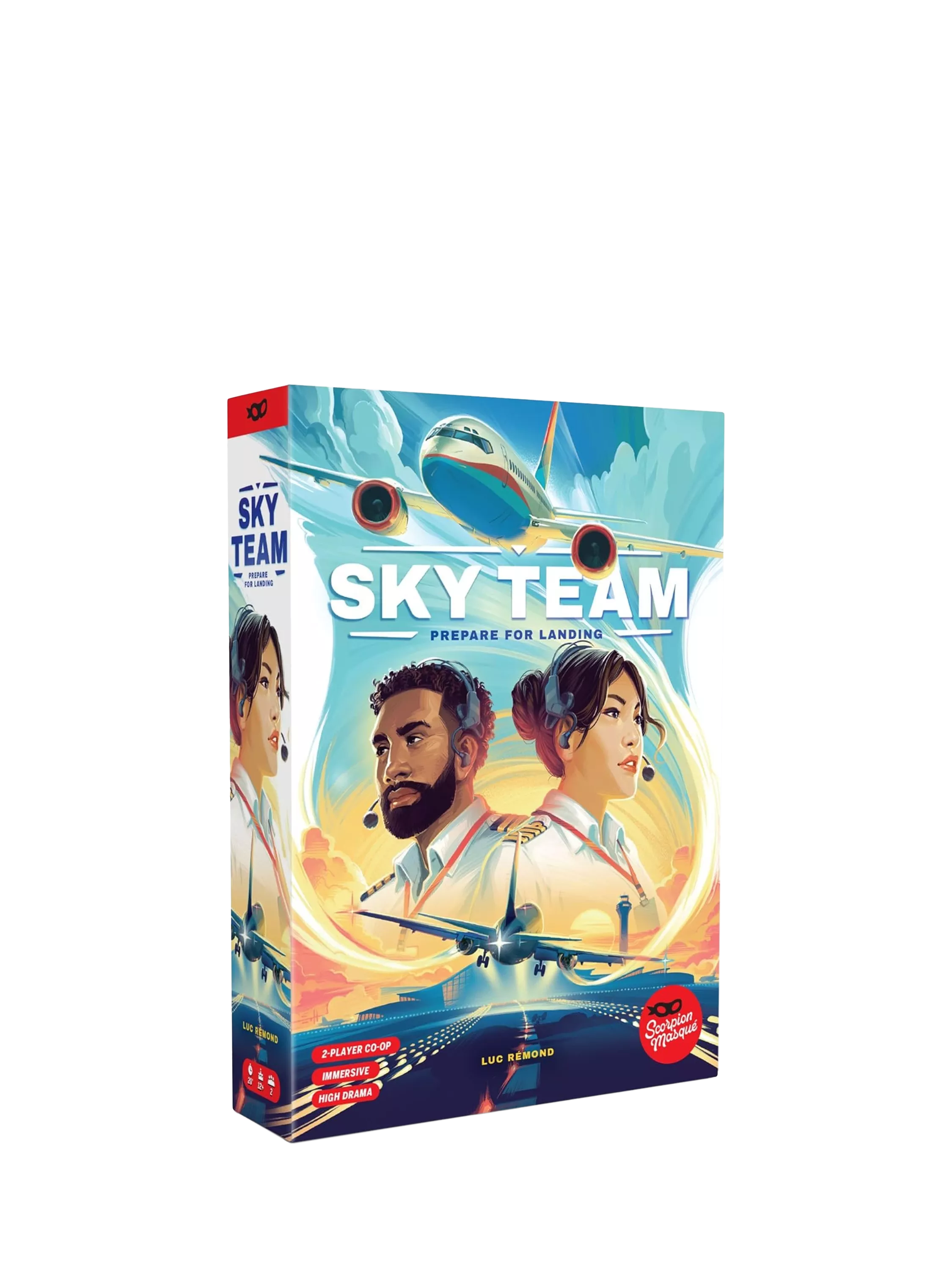 Asmodee Sky Team Prepare Landing board game (British brand)