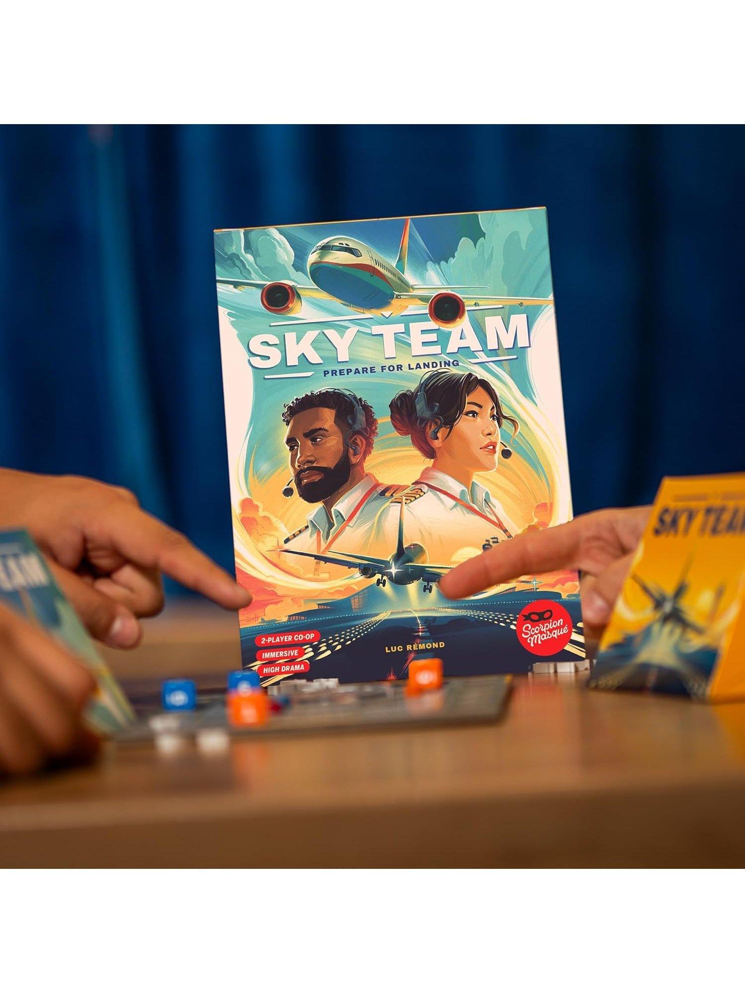 Asmodee Sky Team Prepare Landing board game (British brand)