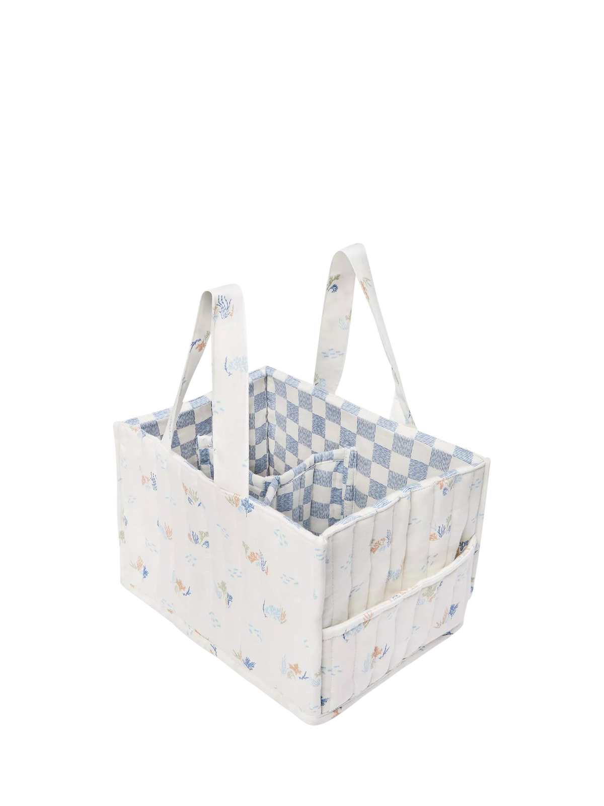 Avery Row quilted nappy caddy 27x20x18cm, UK version