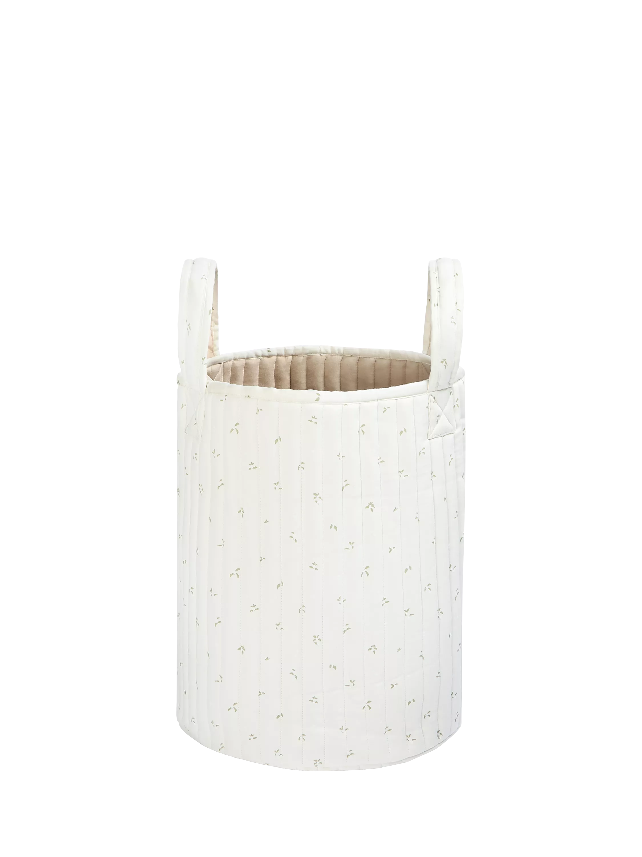 Avery Row large quilted reversible storage basket (British brand)