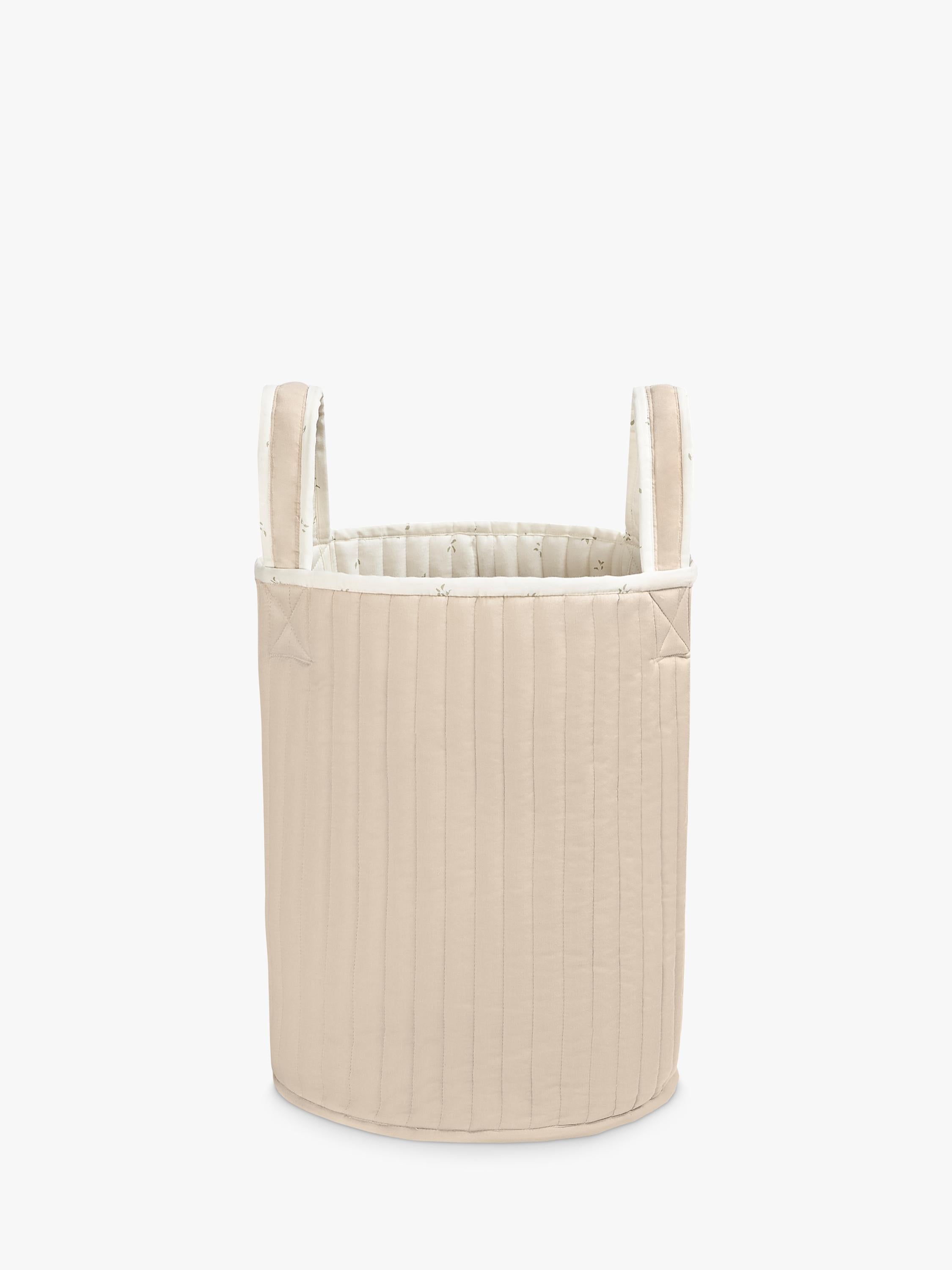 Avery Row large quilted reversible storage basket (British brand)