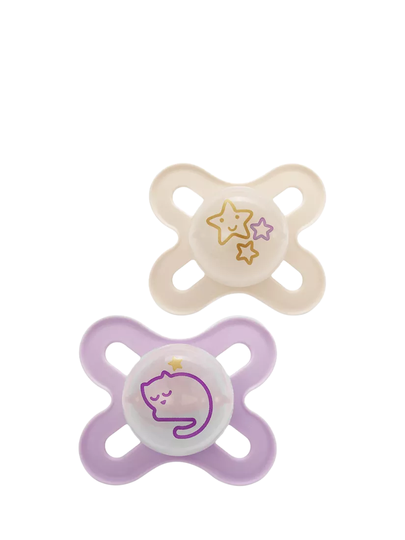 MAM Start Night Soother Pack of 2 (0-2 Months)