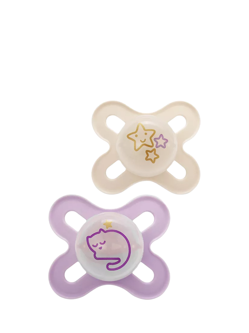 MAM Start Night Soother Pack of 2 (0-2 Months)