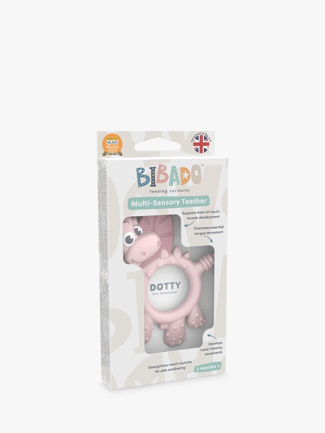 Bibado Dotty the Dino baby teething ring, UK version