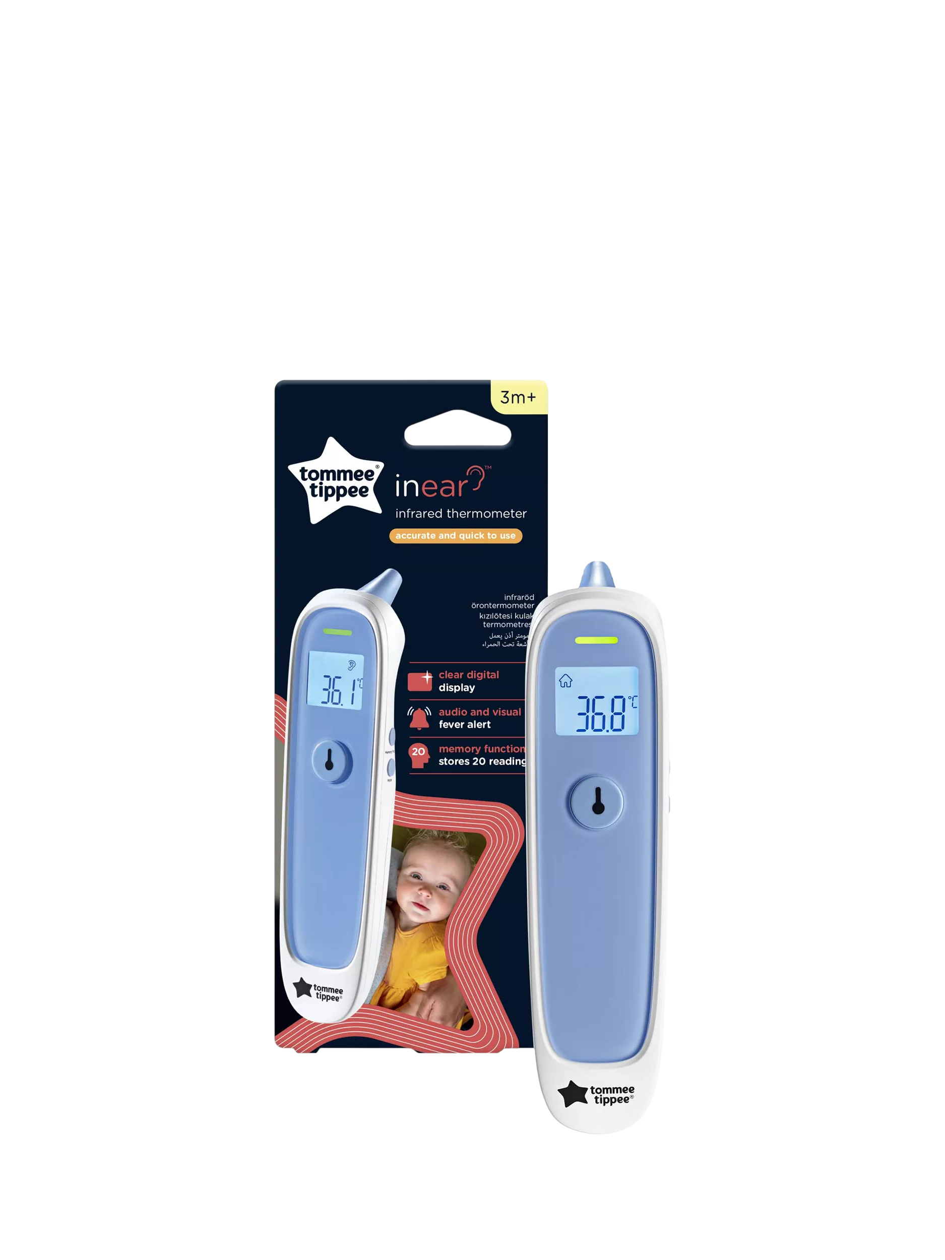 Tommee Tippee in-ear digital thermometer, UK version