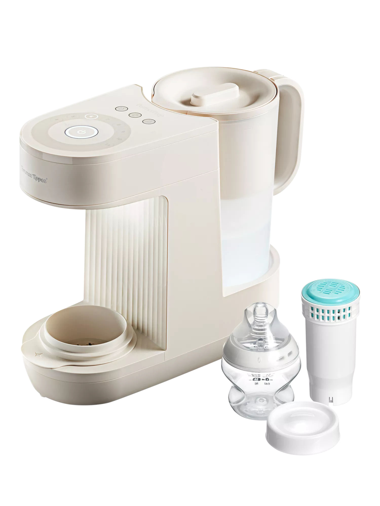 Tommee Tippee Perfect Prep Baby Bottle Formula Feed Maker, Chalk