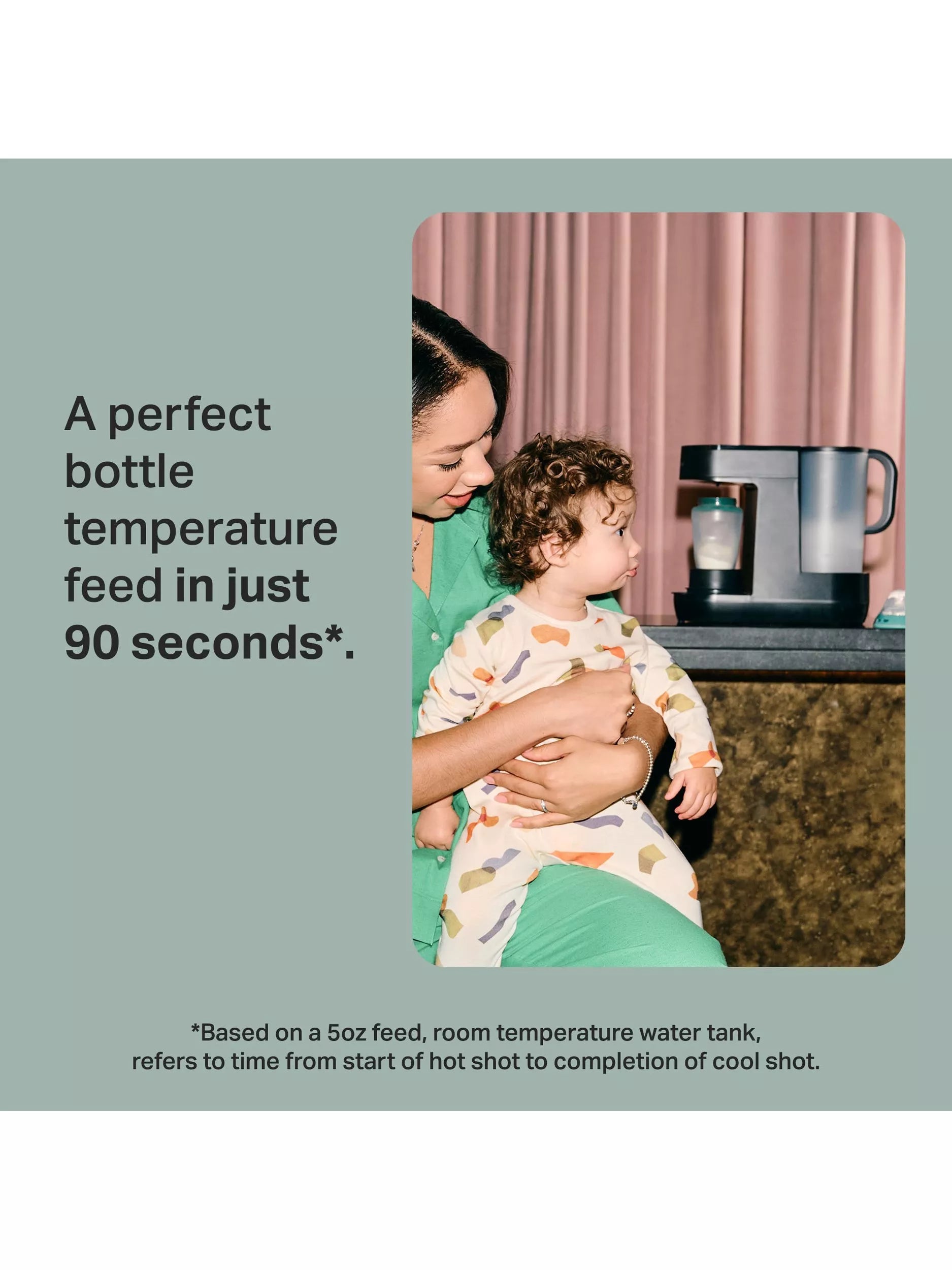 Tommee Tippee Perfect Prep baby formula feed maker, imported from the UK