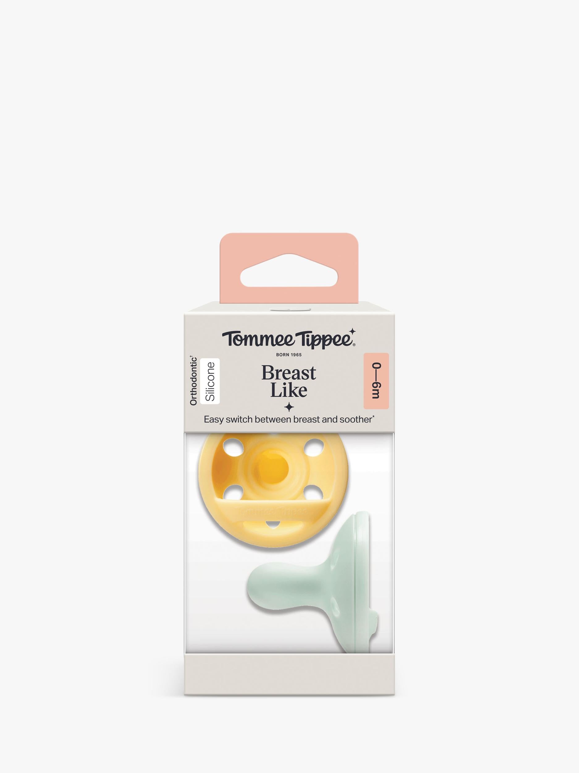 Tommee Tippee soothers 0-6m pack of 2, imported from the UK