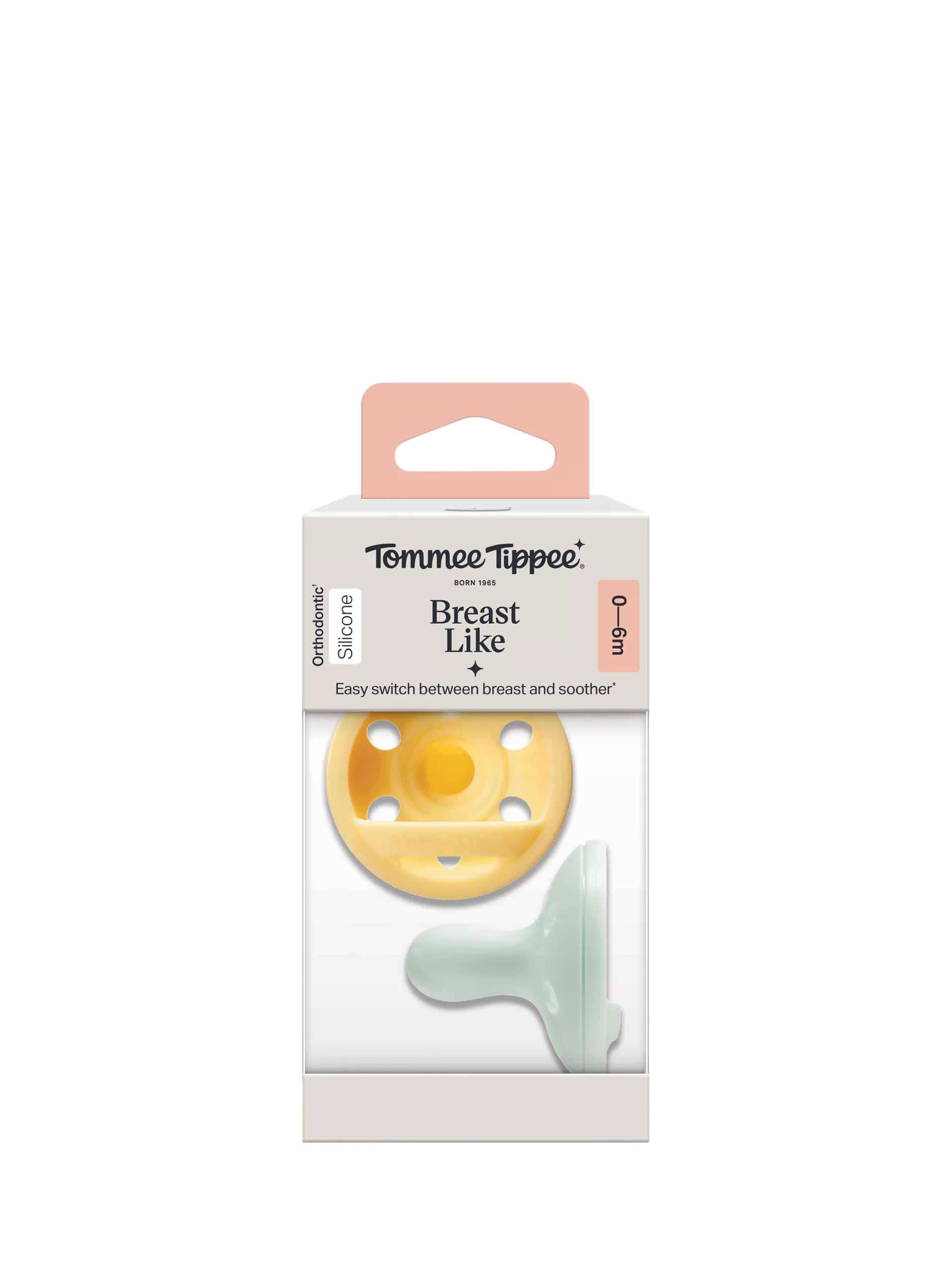 Tommee Tippee soothers 0-6m pack of 2, imported from the UK