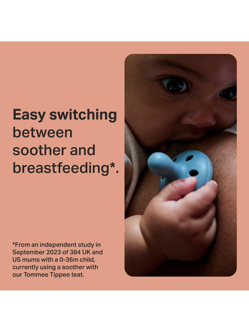 Tommee Tippee soothers 0-6m pack of 2, imported from the UK