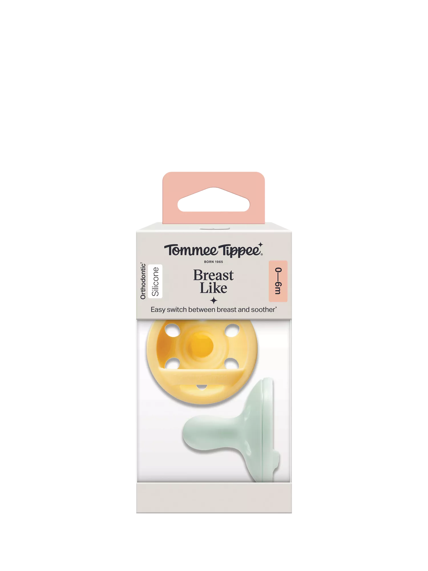 Tommee Tippee soothers 0-6m pack of 2, imported from the UK