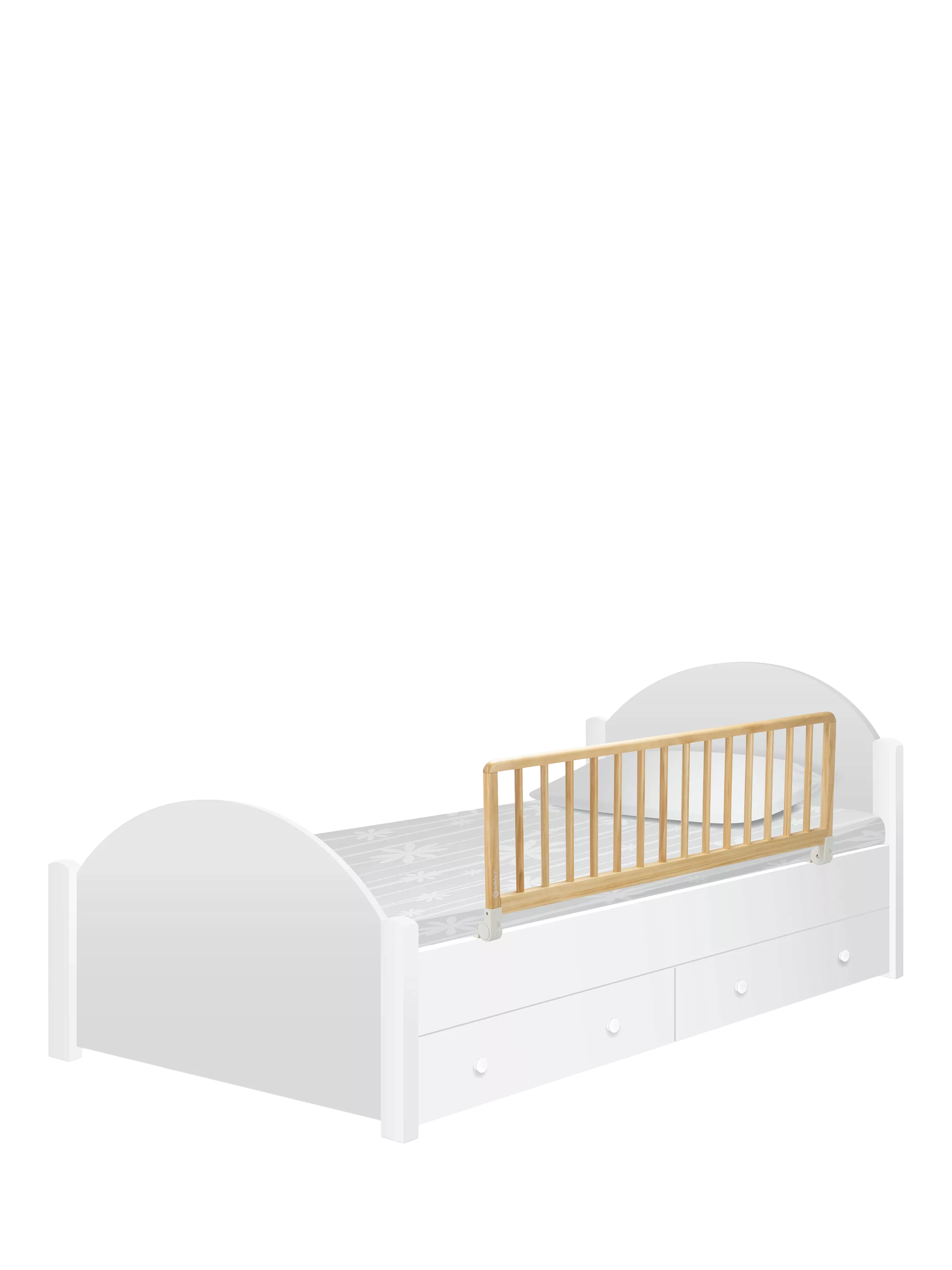 Safety 1st solid wooden bed rail 110cm - British product