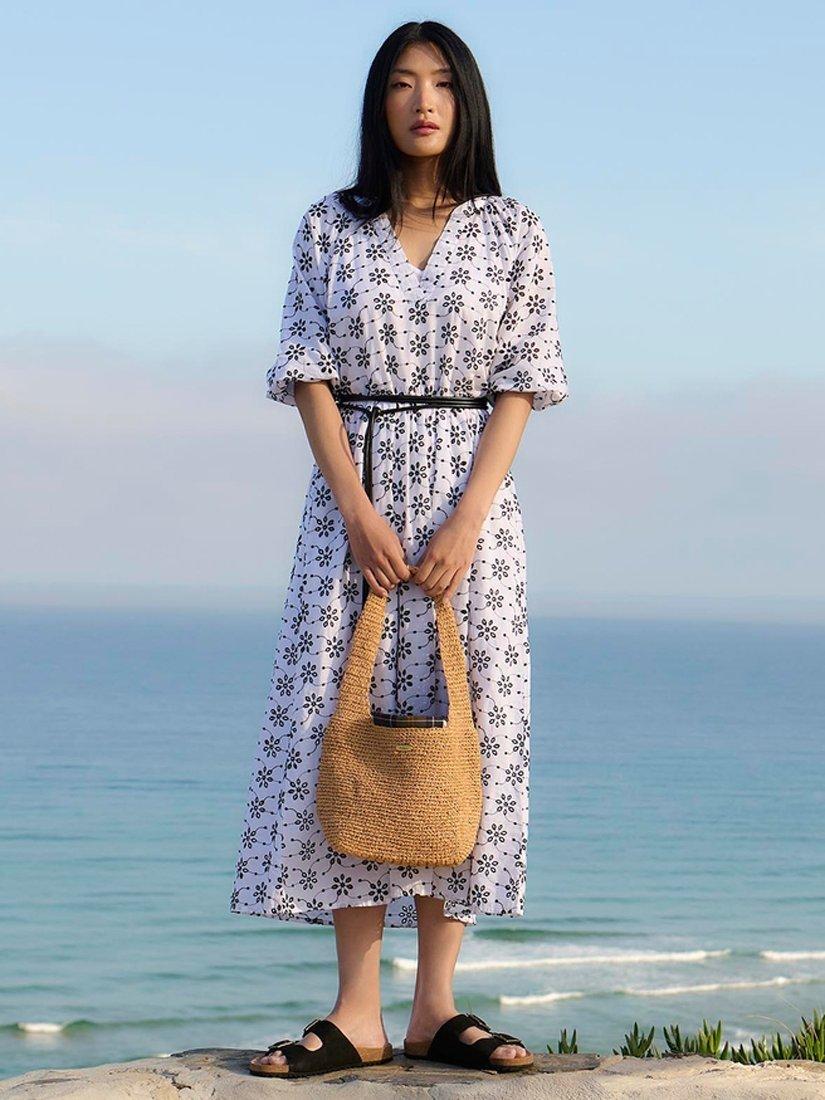 Barbour Lily Tote Bag Natural, imported from the UK