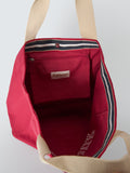 Barbour Logo Holiday tote bag in Athletic Red, imported from the UK