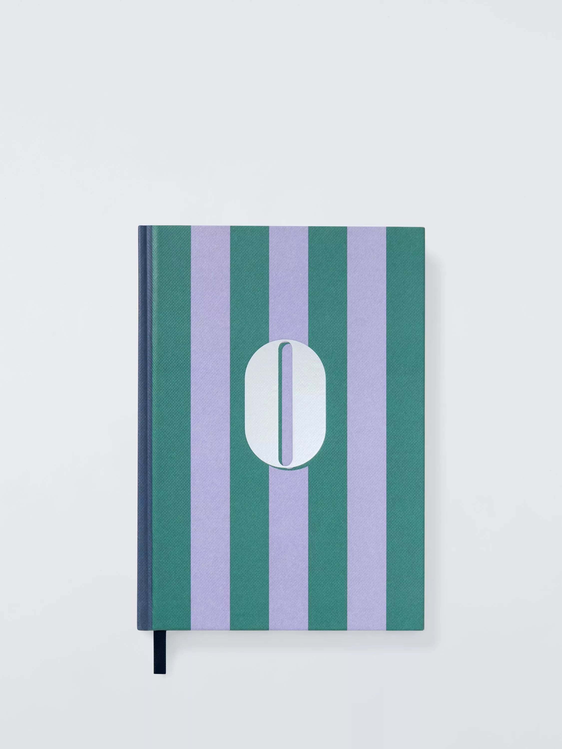 John Lewis Stripe Alphabet Notebook (Letter A) A5 Lined Hardback