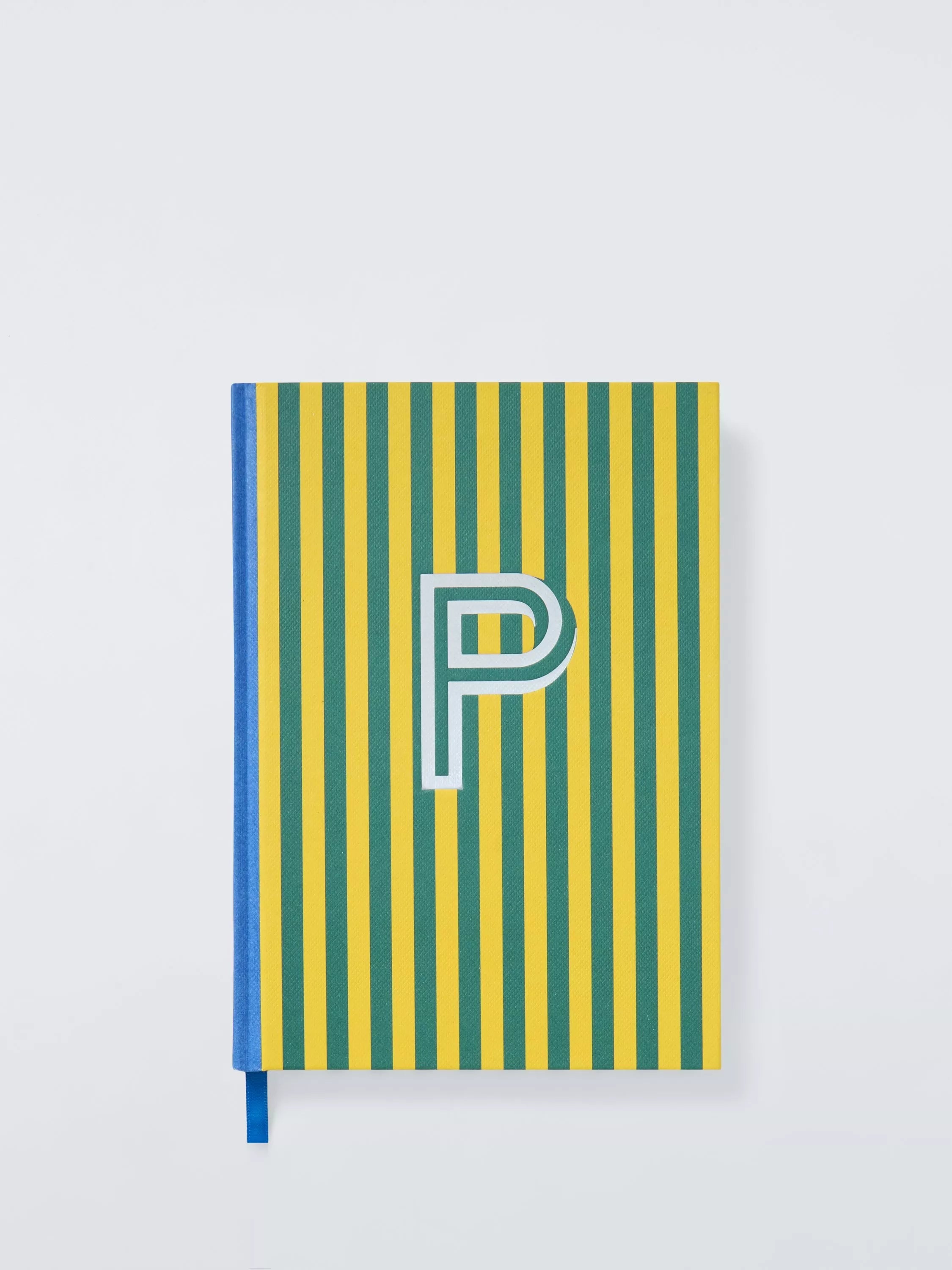 John Lewis Stripe Alphabet Notebook (Letter A) A5 Lined Hardback