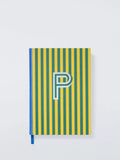 John Lewis Stripe Alphabet Notebook (Letter A) A5 Lined Hardback