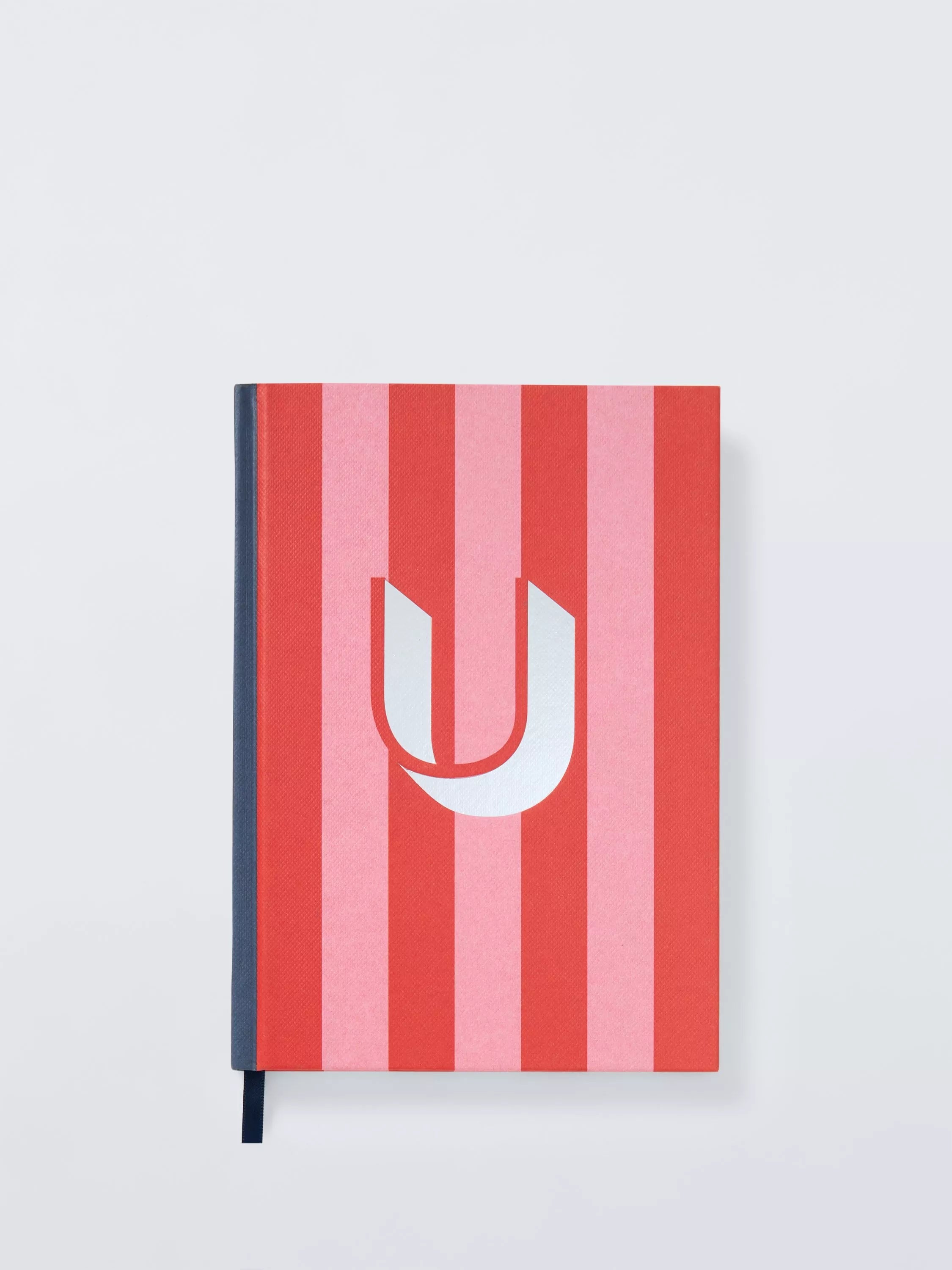 John Lewis Stripe Alphabet Notebook (Letter A) A5 Lined Hardback