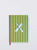 John Lewis Stripe Alphabet Notebook (Letter A) A5 Lined Hardback