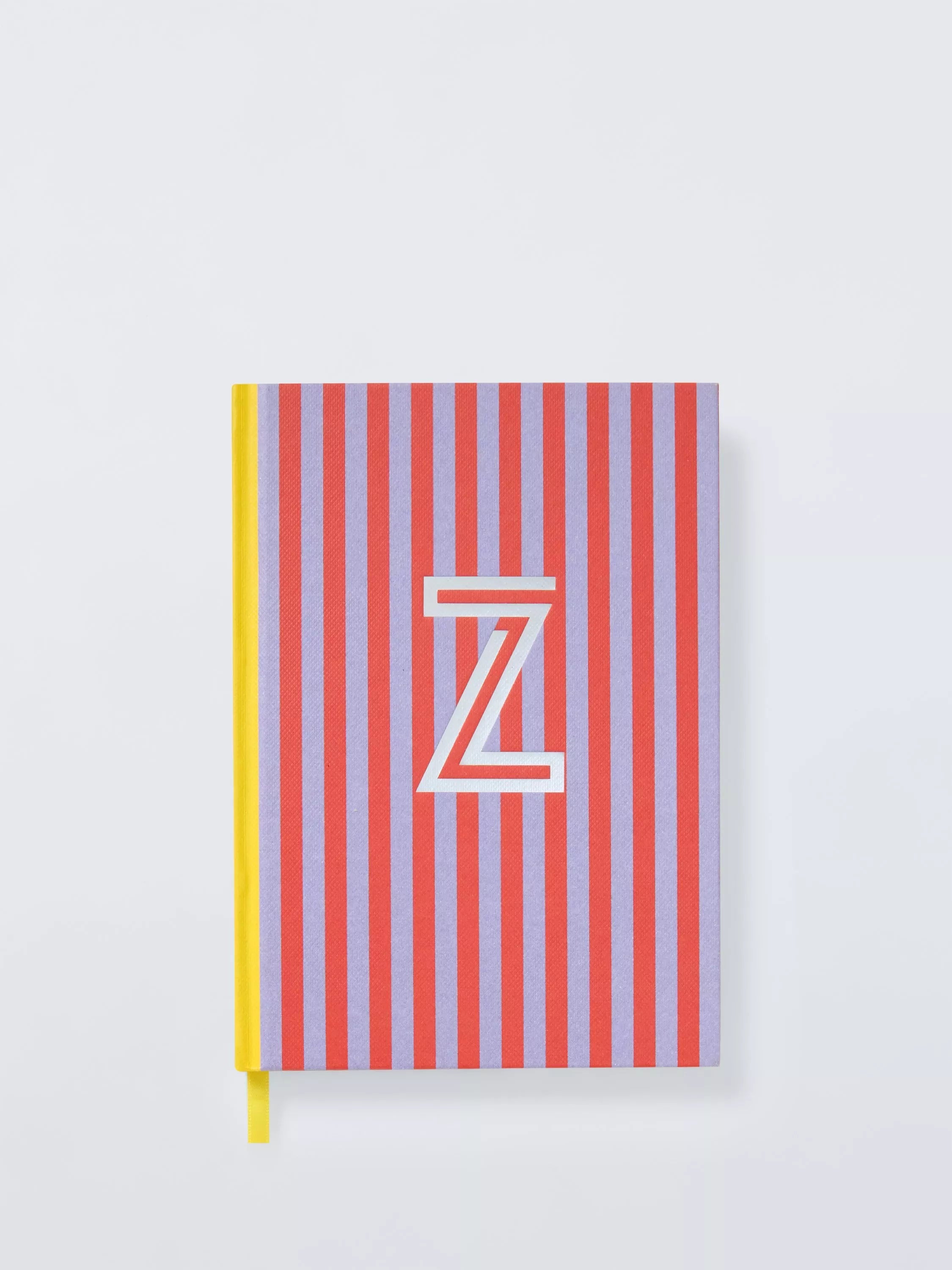 John Lewis Stripe Alphabet Notebook (Letter A) A5 Lined Hardback