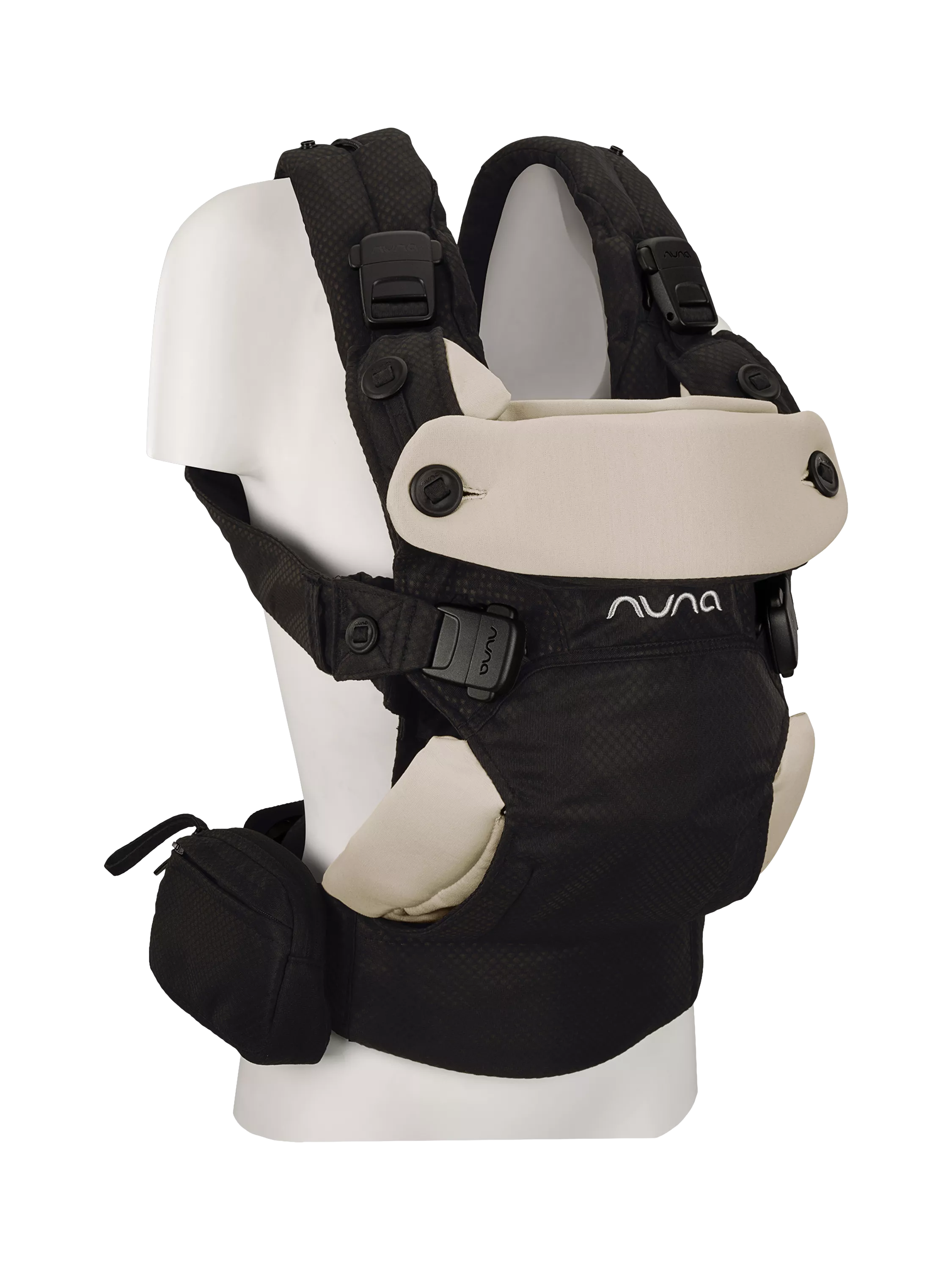Nuna CUDL Clik 2 baby carrier Caviar, imported from the UK