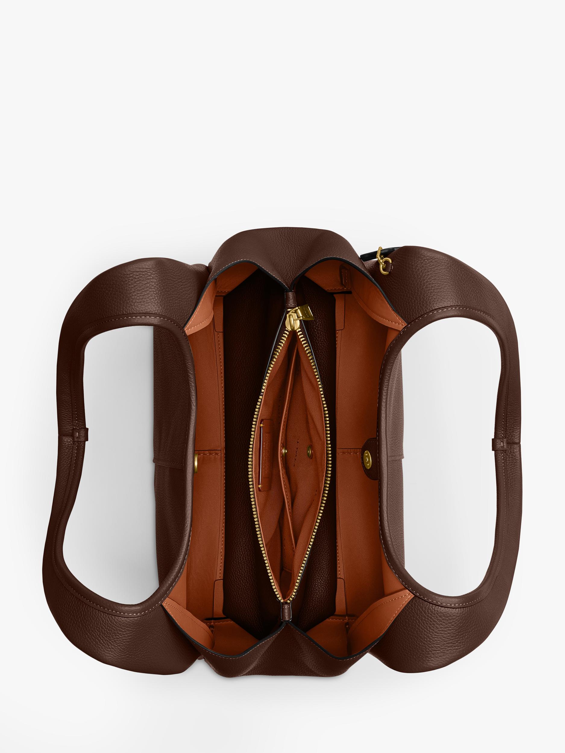 Sac bandoulière en cuir Coach Lana H51,5 cm (marque britannique)