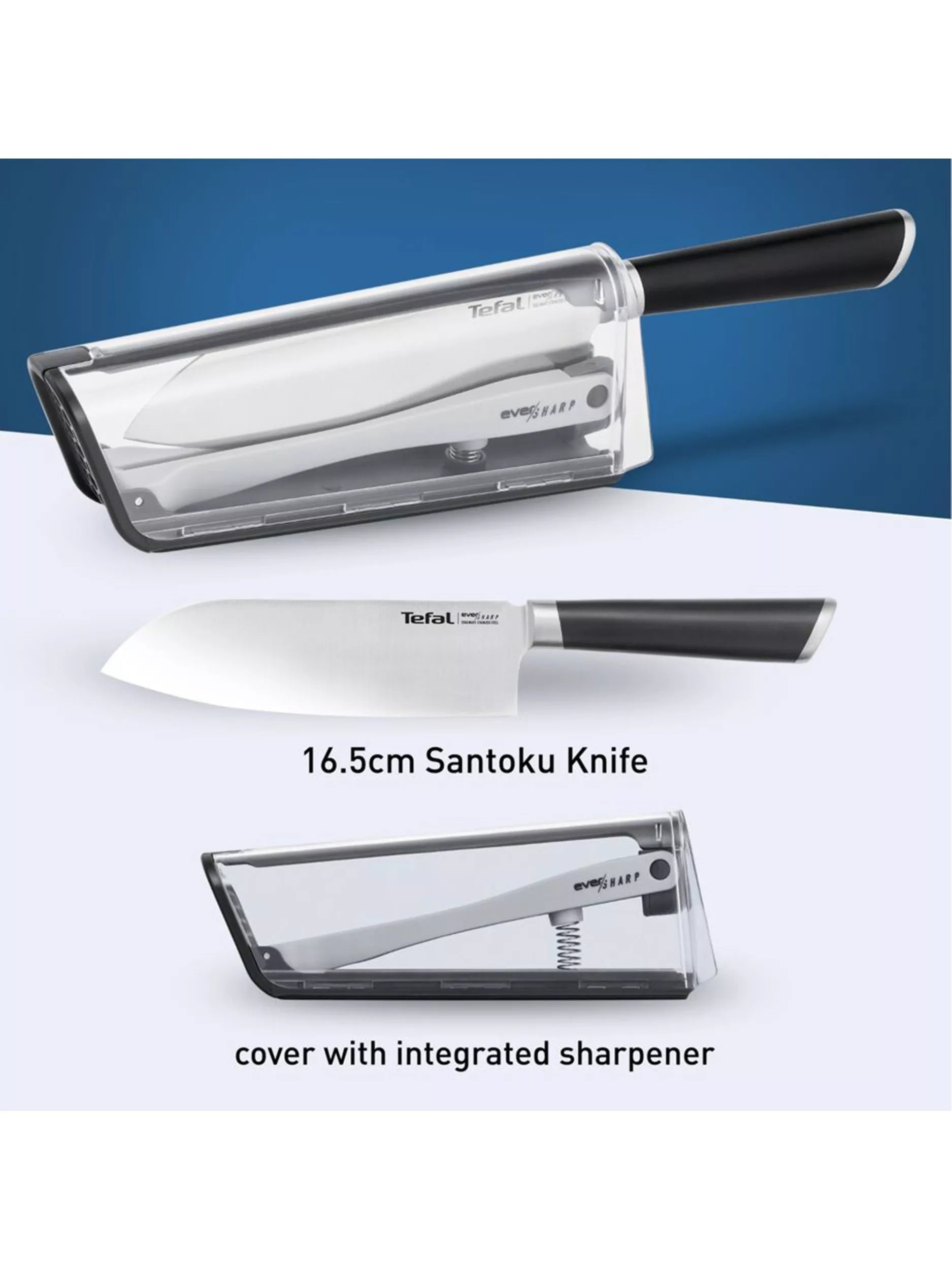 Tefal Ever Sharp chef knife 16.5cm, imported from the UK