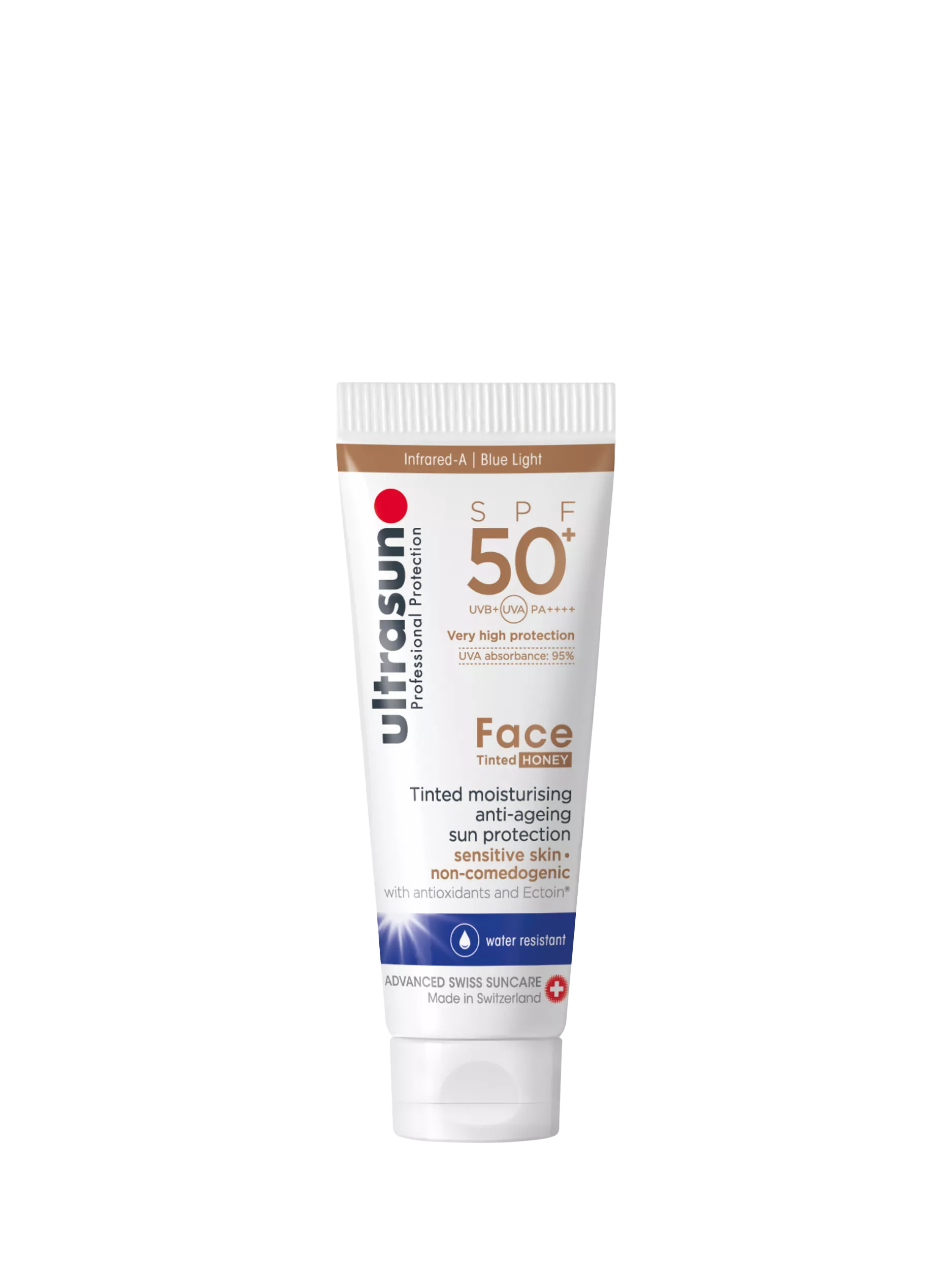 Ultrasun face tinted sunscreen SPF50+ 25ml, imported from the UK