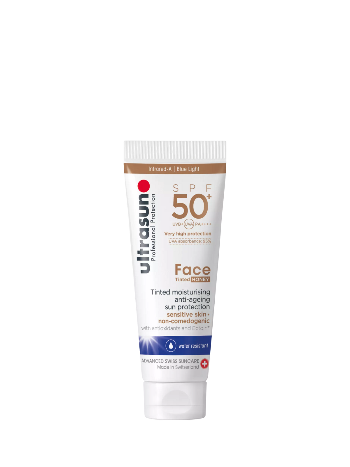 Ultrasun face tinted sunscreen SPF50+ 25ml, imported from the UK