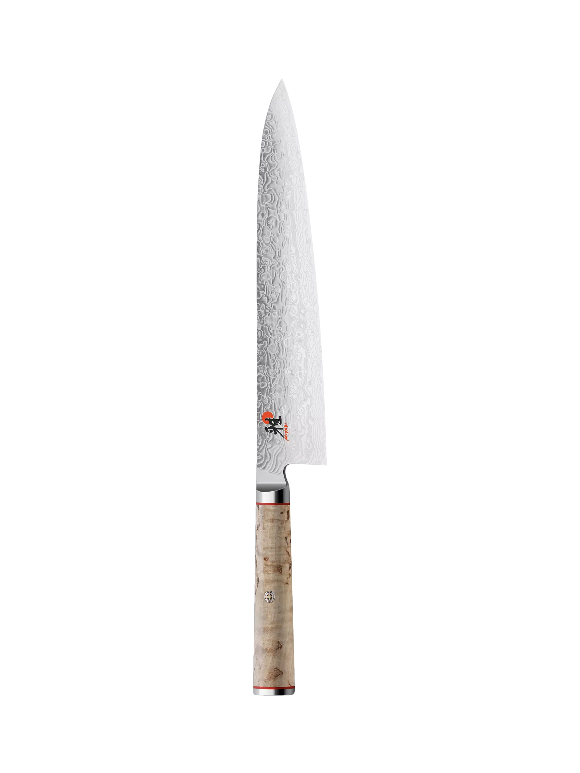 MIYABI Damascus steel gyutoh knife 24cm, imported from the UK