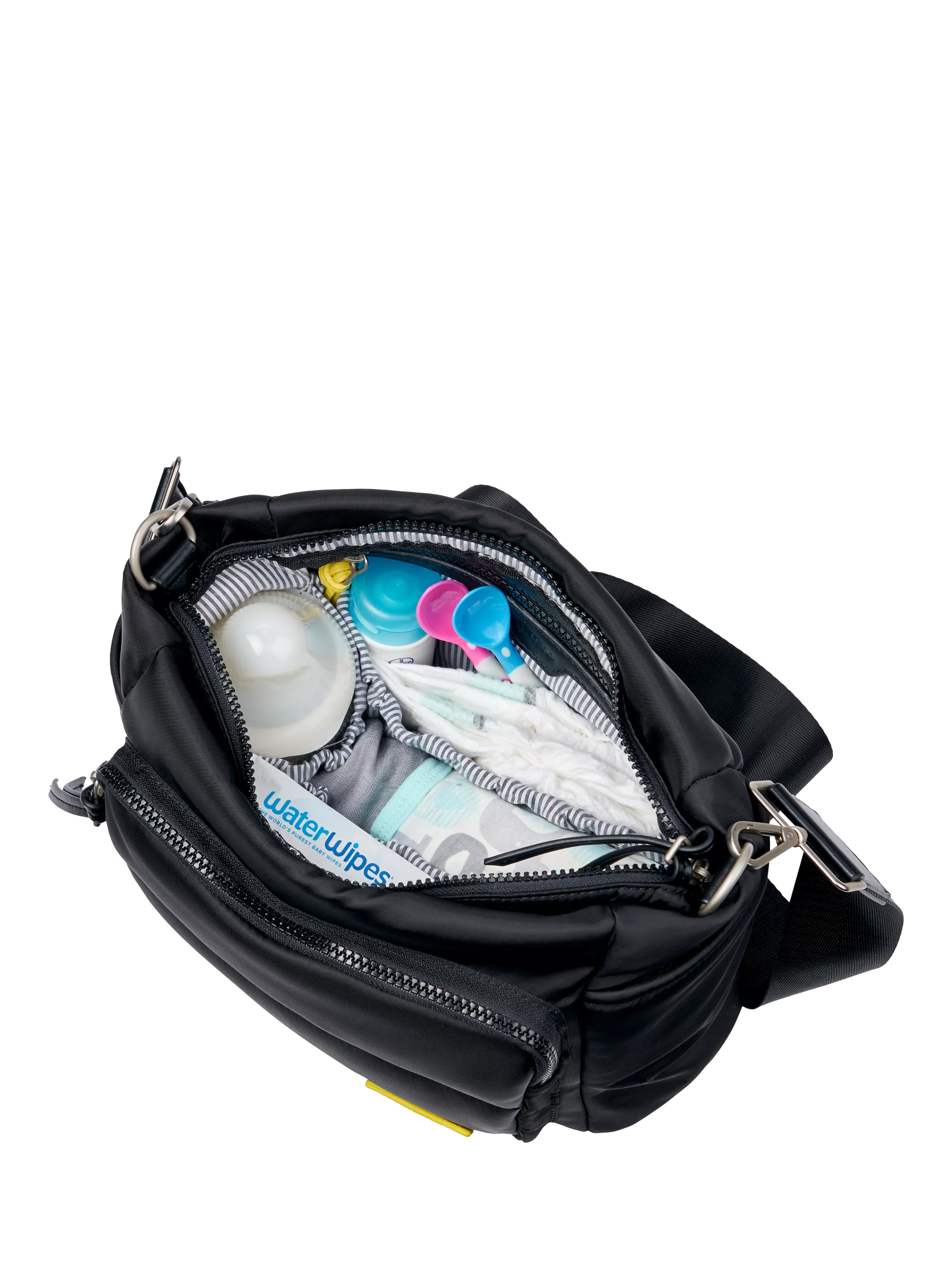 BabaBing Joey Compact Changing Bag Black - British product