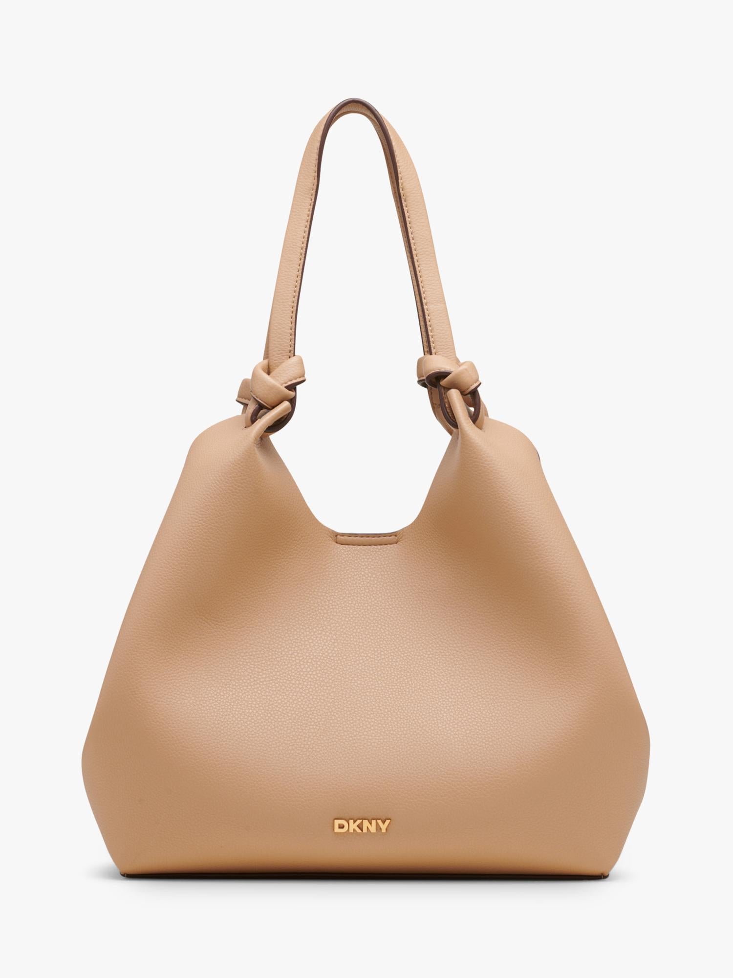 DKNY Paula medium commuter tote bag in faux leather - British product