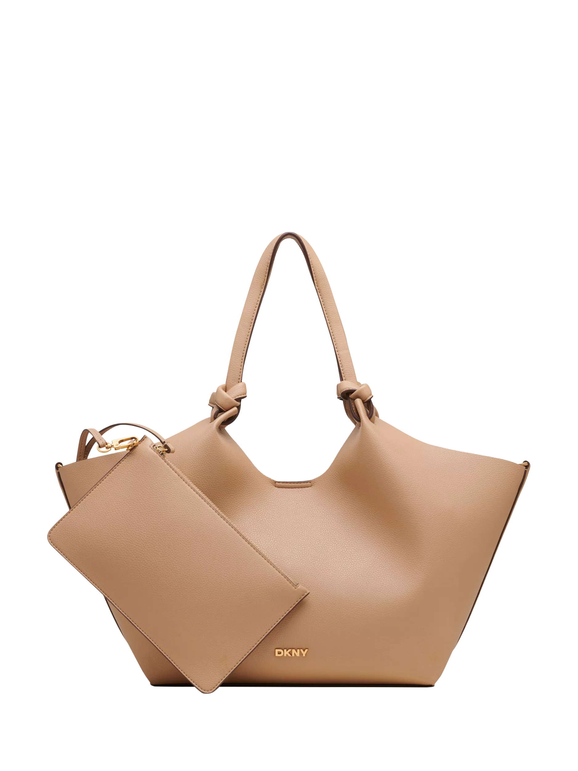 DKNY Paula medium commuter tote bag in faux leather - British product