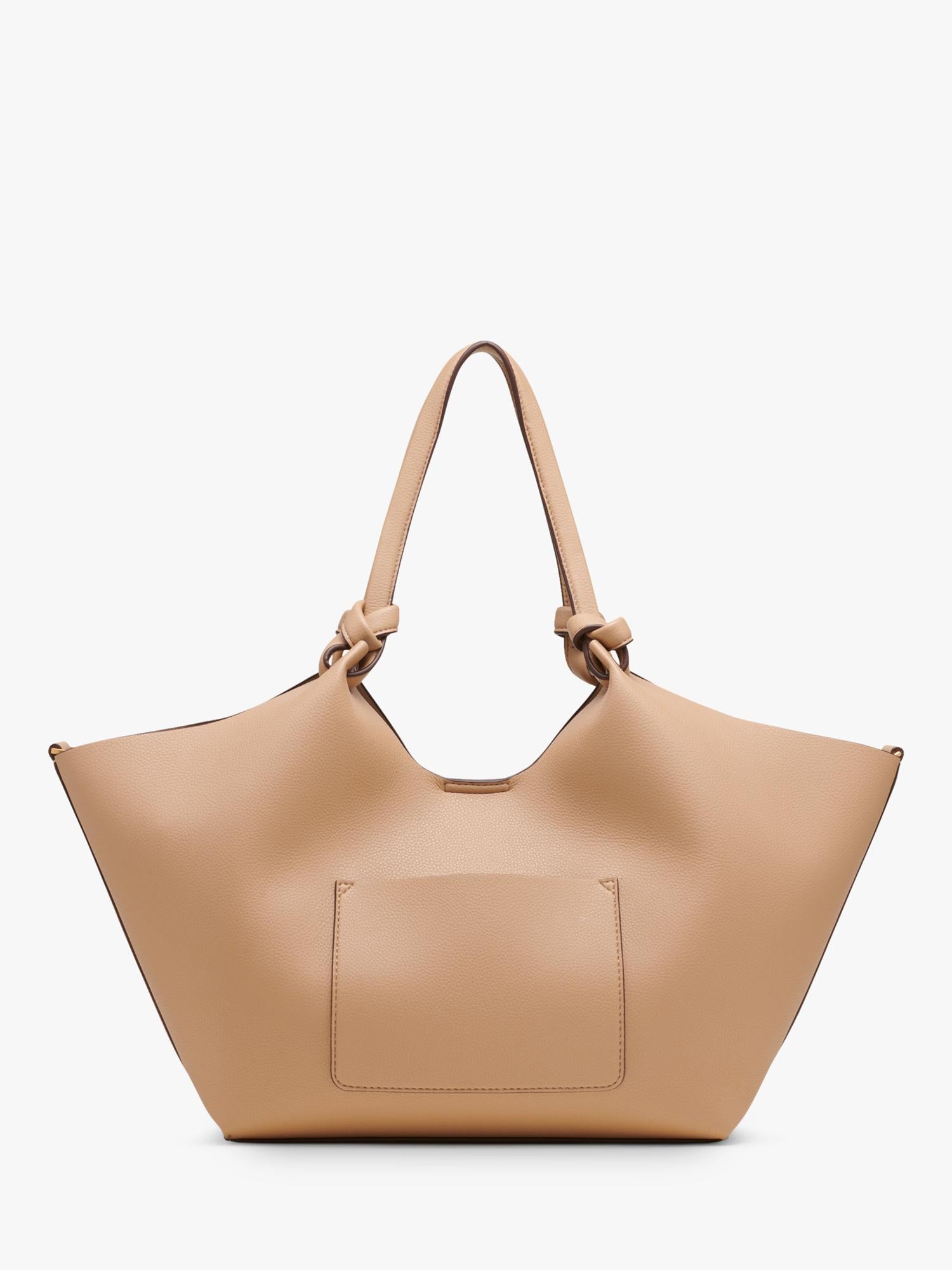 DKNY Paula medium commuter tote bag in faux leather - British product