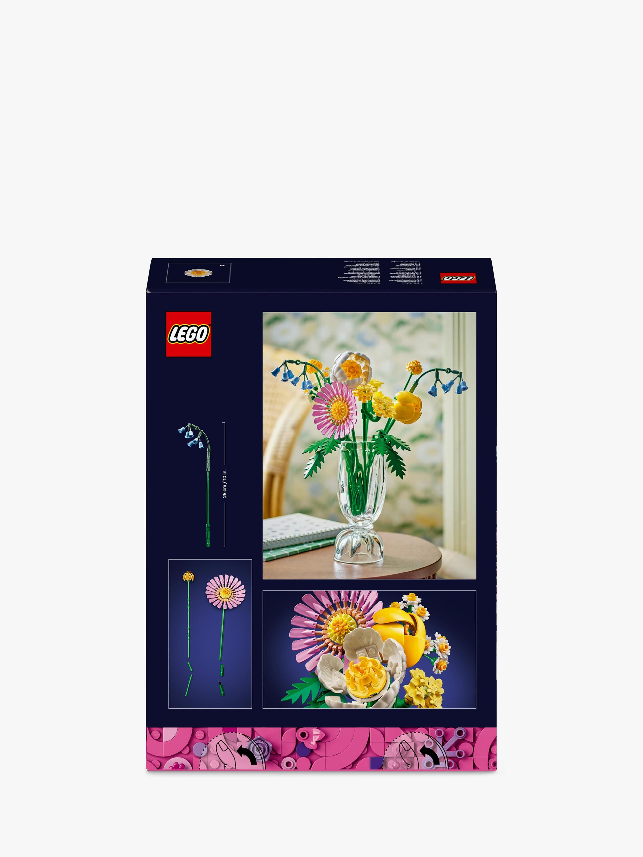LEGO Botanicals Petite Sunny Bouquet building set, UK version