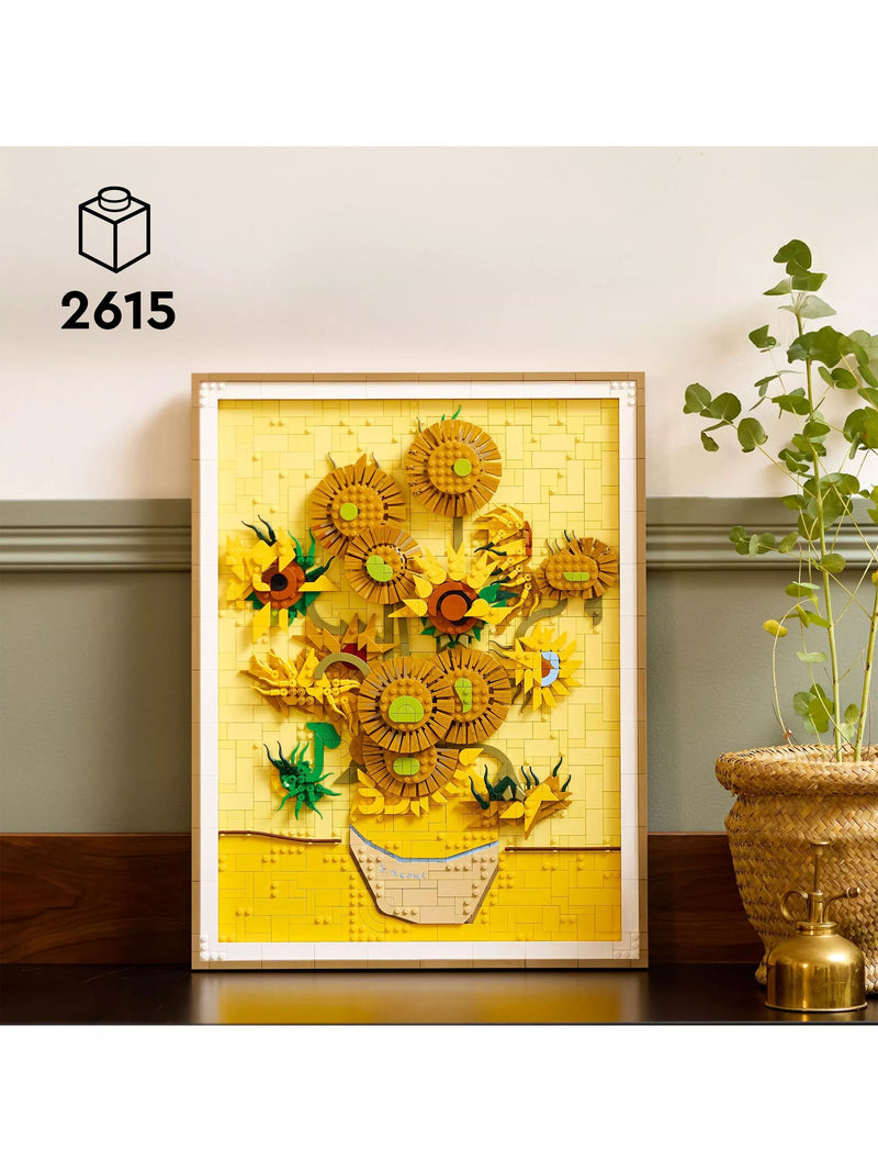 LEGO Art Vincent Van Gogh Sunflowers building set, imported from the UK