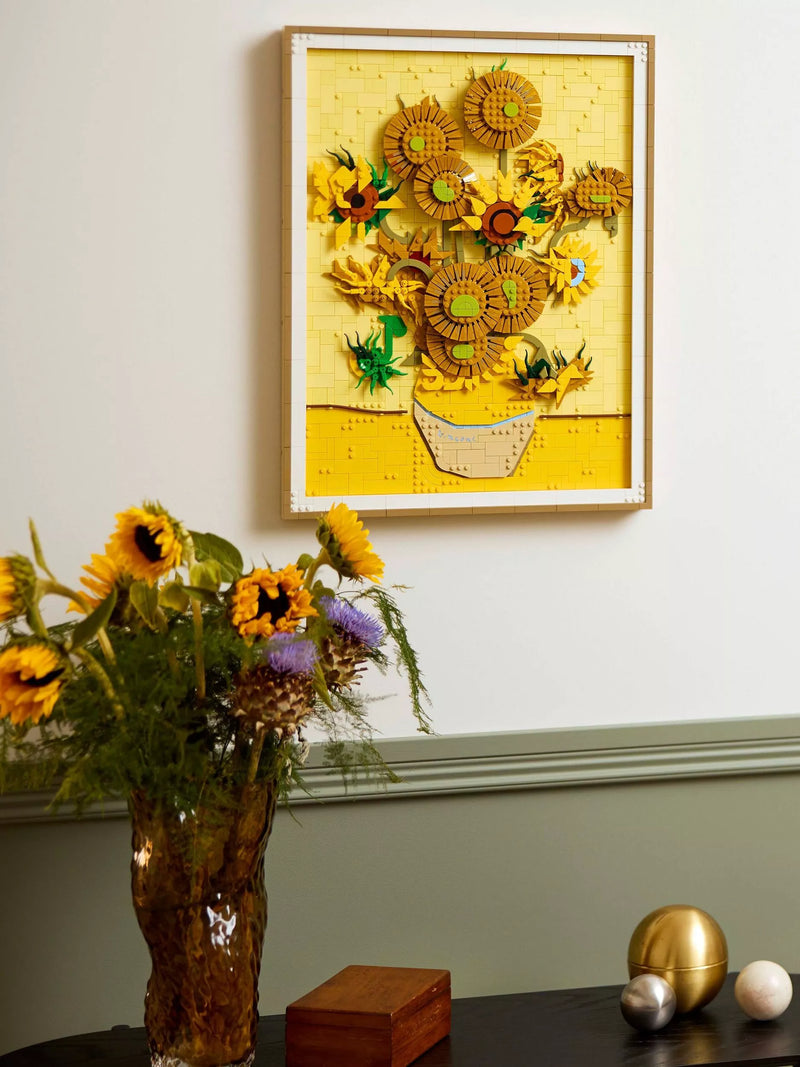 LEGO Art Vincent Van Gogh Sunflowers building set, imported from the UK
