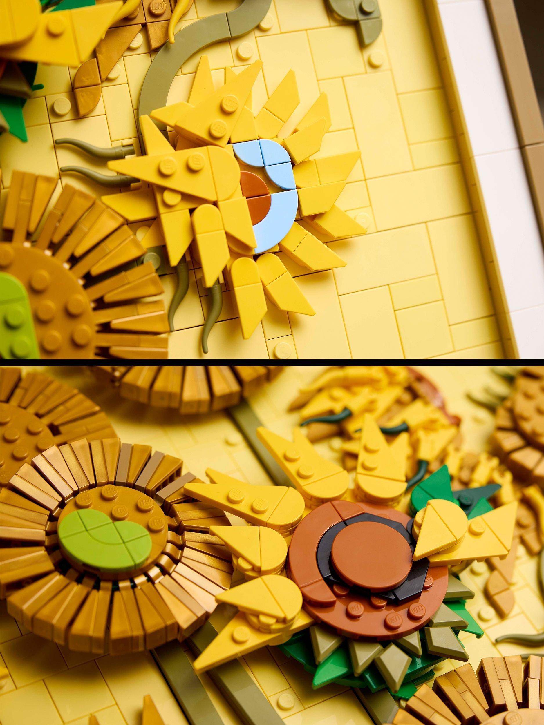 LEGO Art Vincent Van Gogh Sunflowers building set, imported from the UK