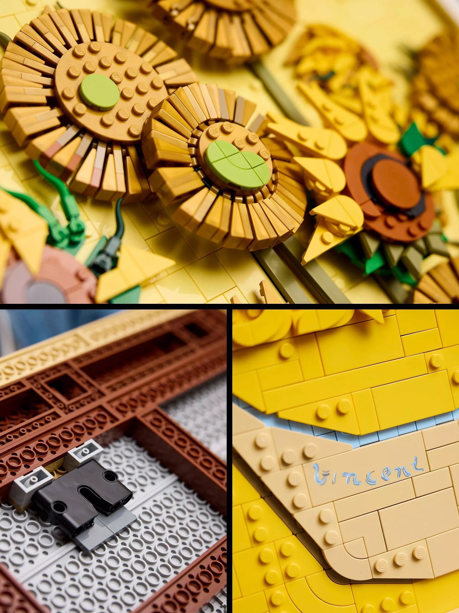 LEGO Art Vincent Van Gogh Sunflowers building set, imported from the UK