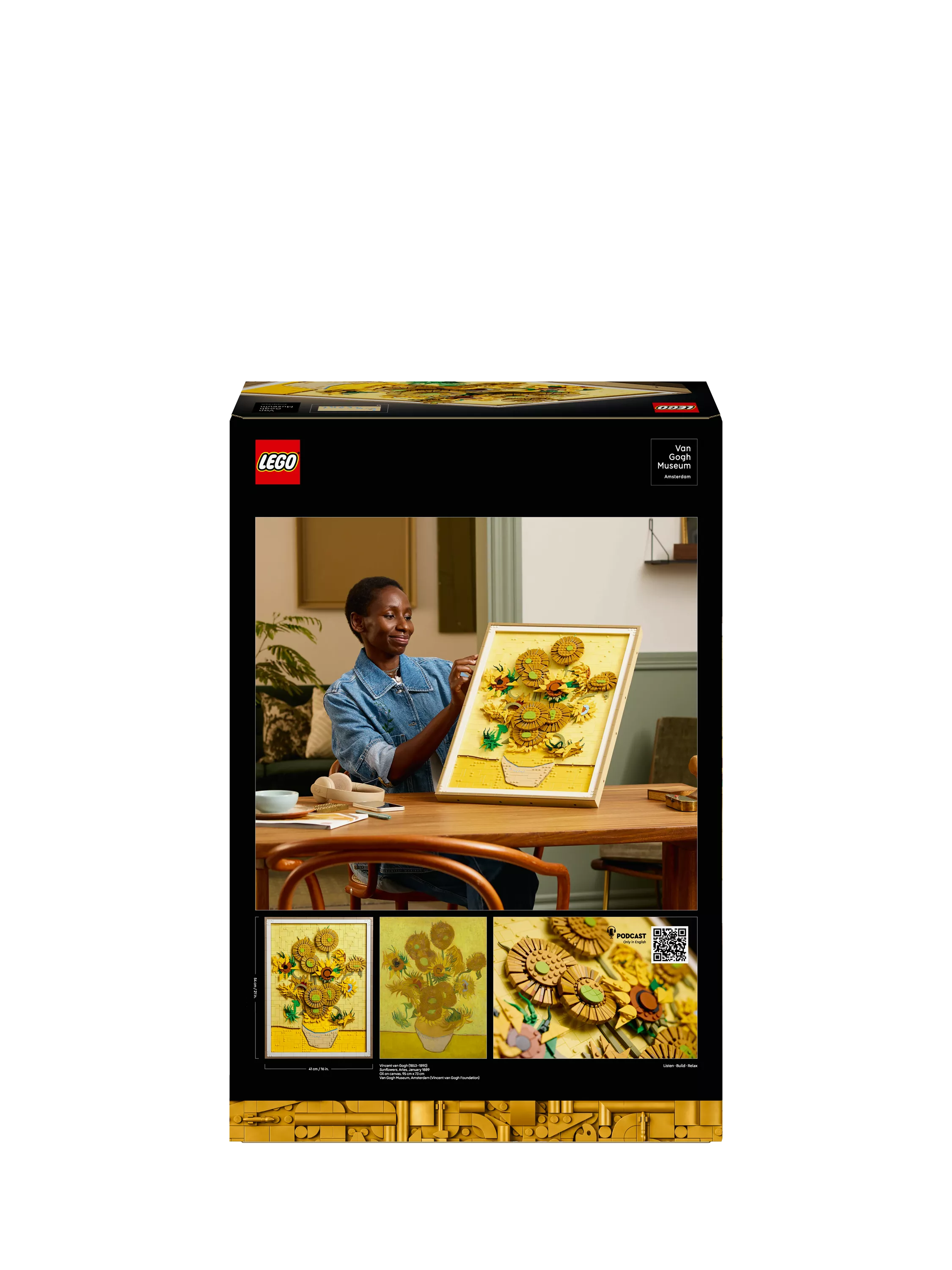 LEGO Art Vincent Van Gogh Sunflowers building set, imported from the UK