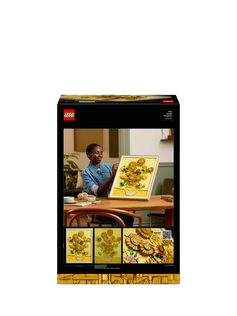 LEGO Art Vincent Van Gogh Sunflowers building set, imported from the UK