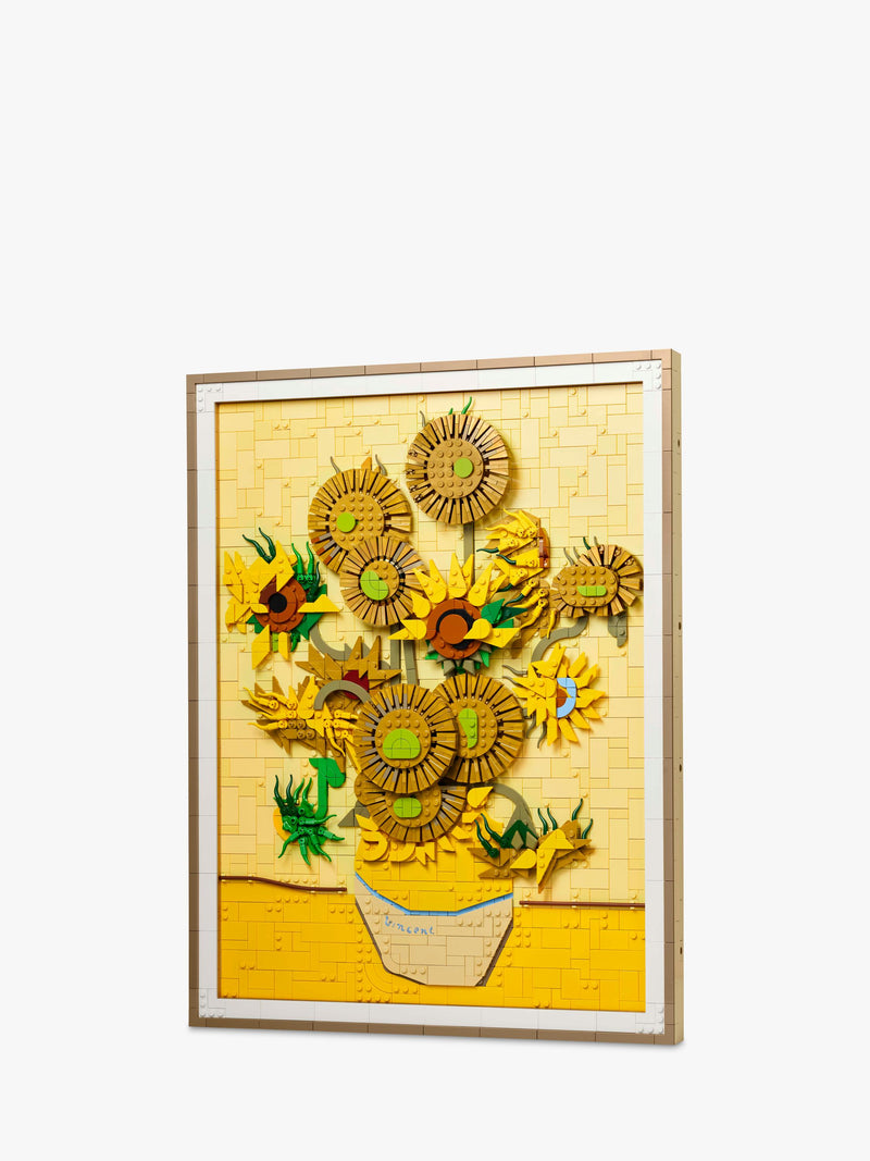 LEGO Art Vincent Van Gogh Sunflowers building set, imported from the UK