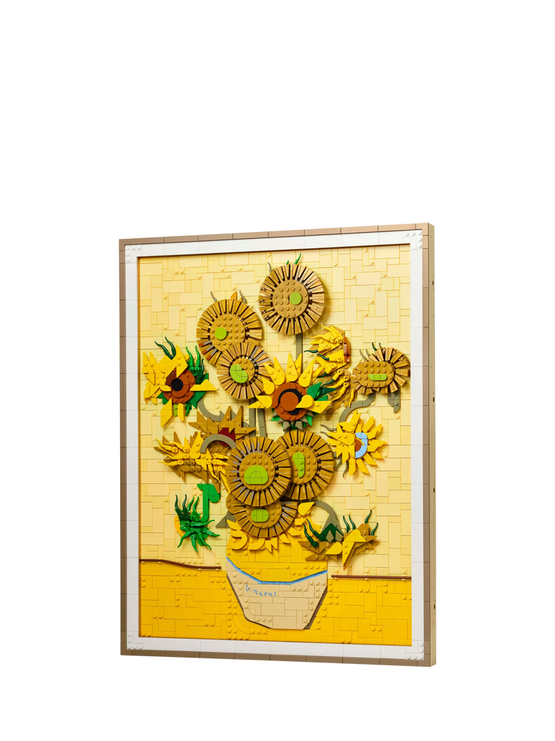 LEGO Art Vincent Van Gogh Sunflowers building set, imported from the UK