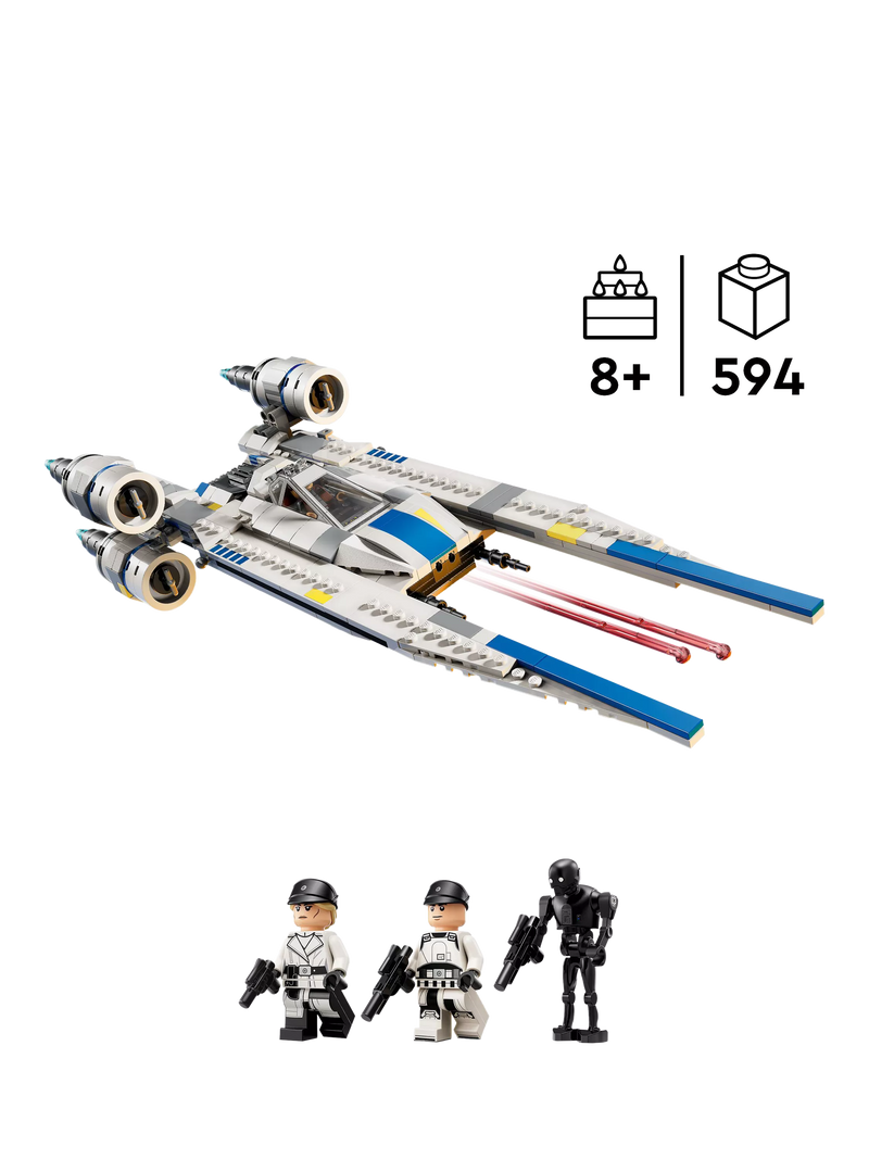 LEGO Star Wars Andor Rebel U-Wing Starfighter building toy set, UK version