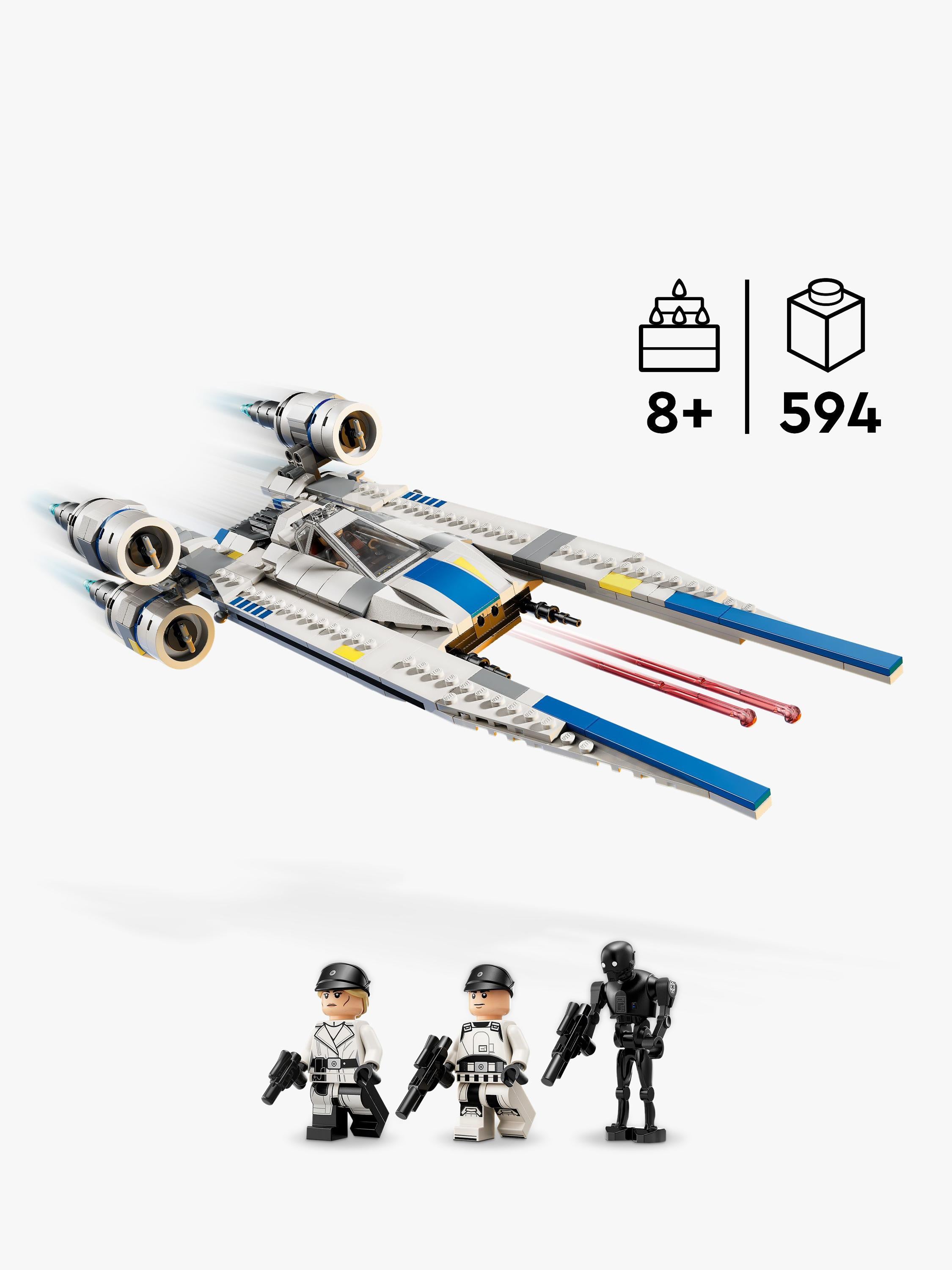 LEGO Star Wars Andor Rebel U-Wing Starfighter building toy set, UK version